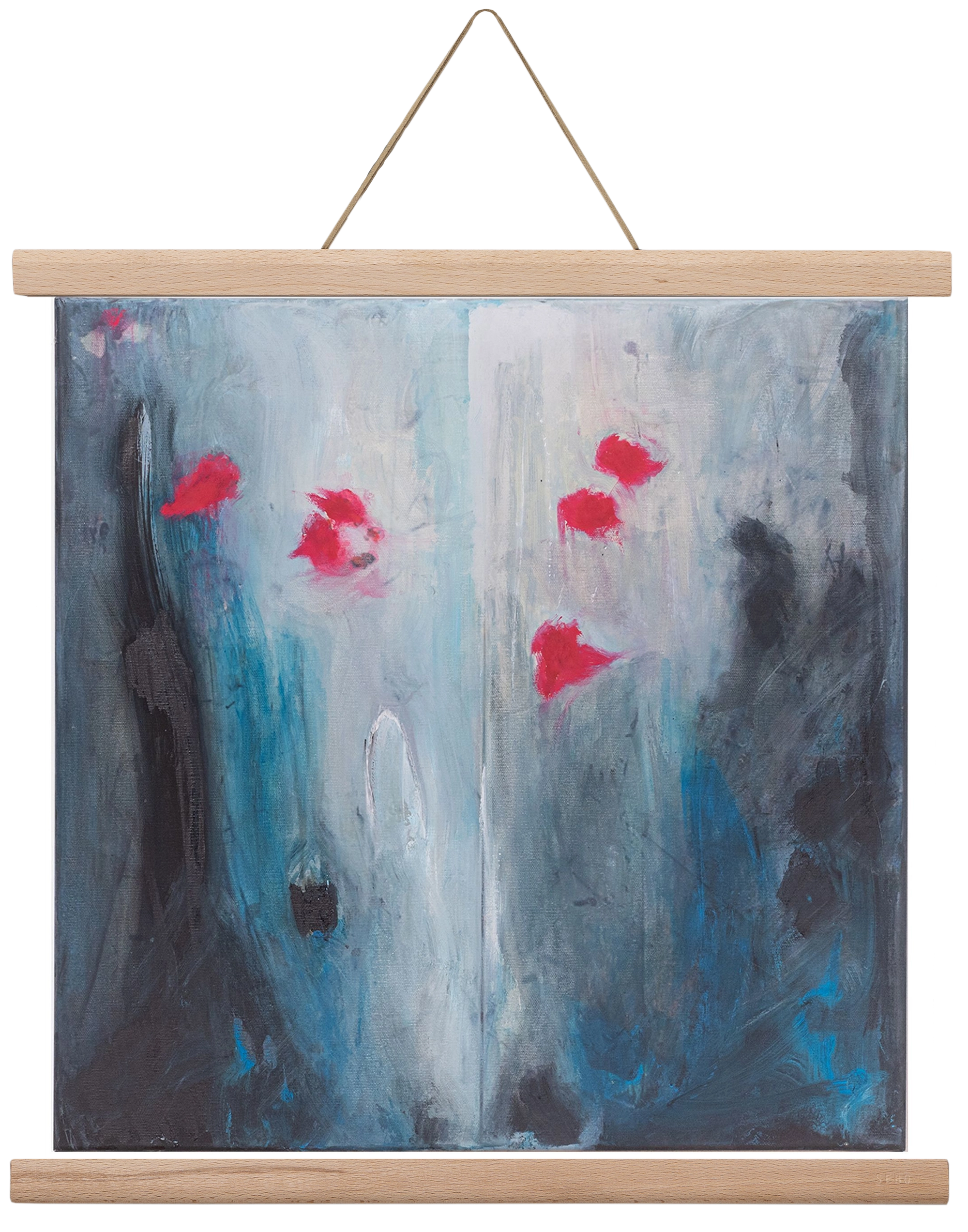 beengedett, 40x40 cm (40x40 cm), Tölgy akasztó