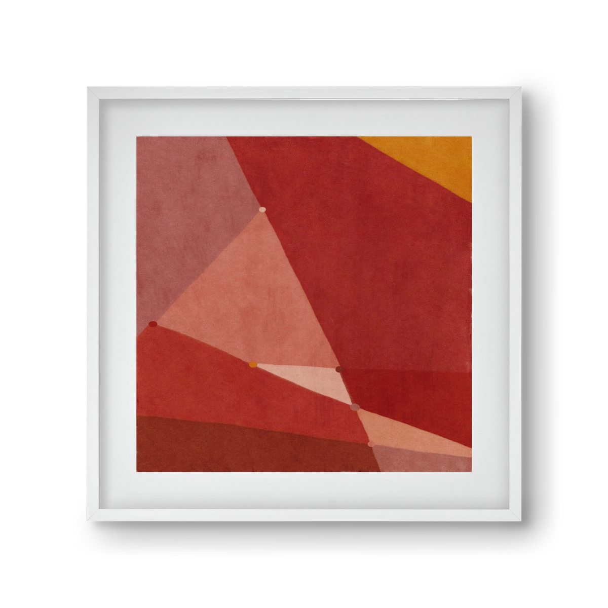 Abstract Intersections Q01, 30x30 cm (20x20 cm), Fehér keret, paszpartuval