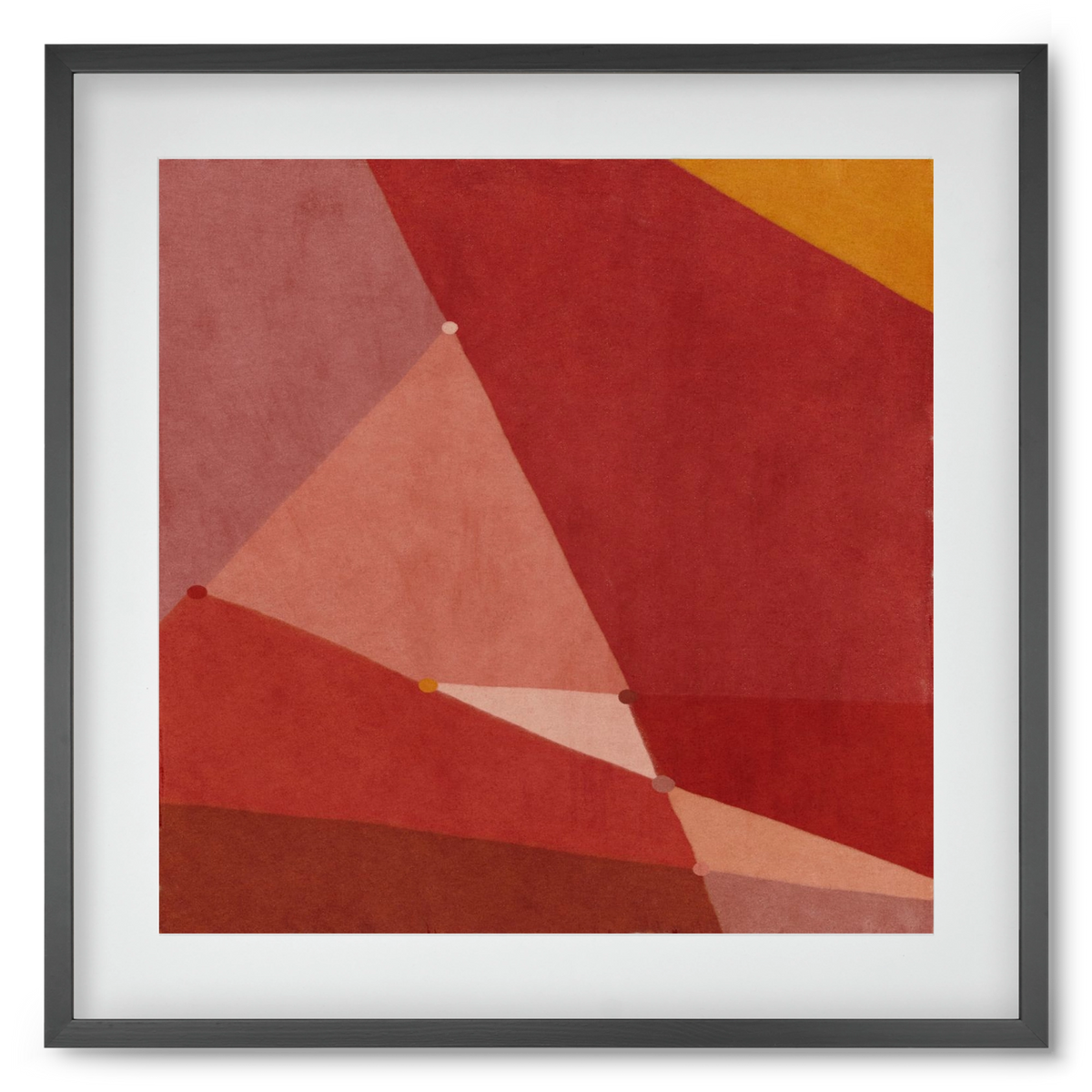 Abstract Intersections Q01, 50x50 cm (40x40 cm), Fekete keret, paszpartuval