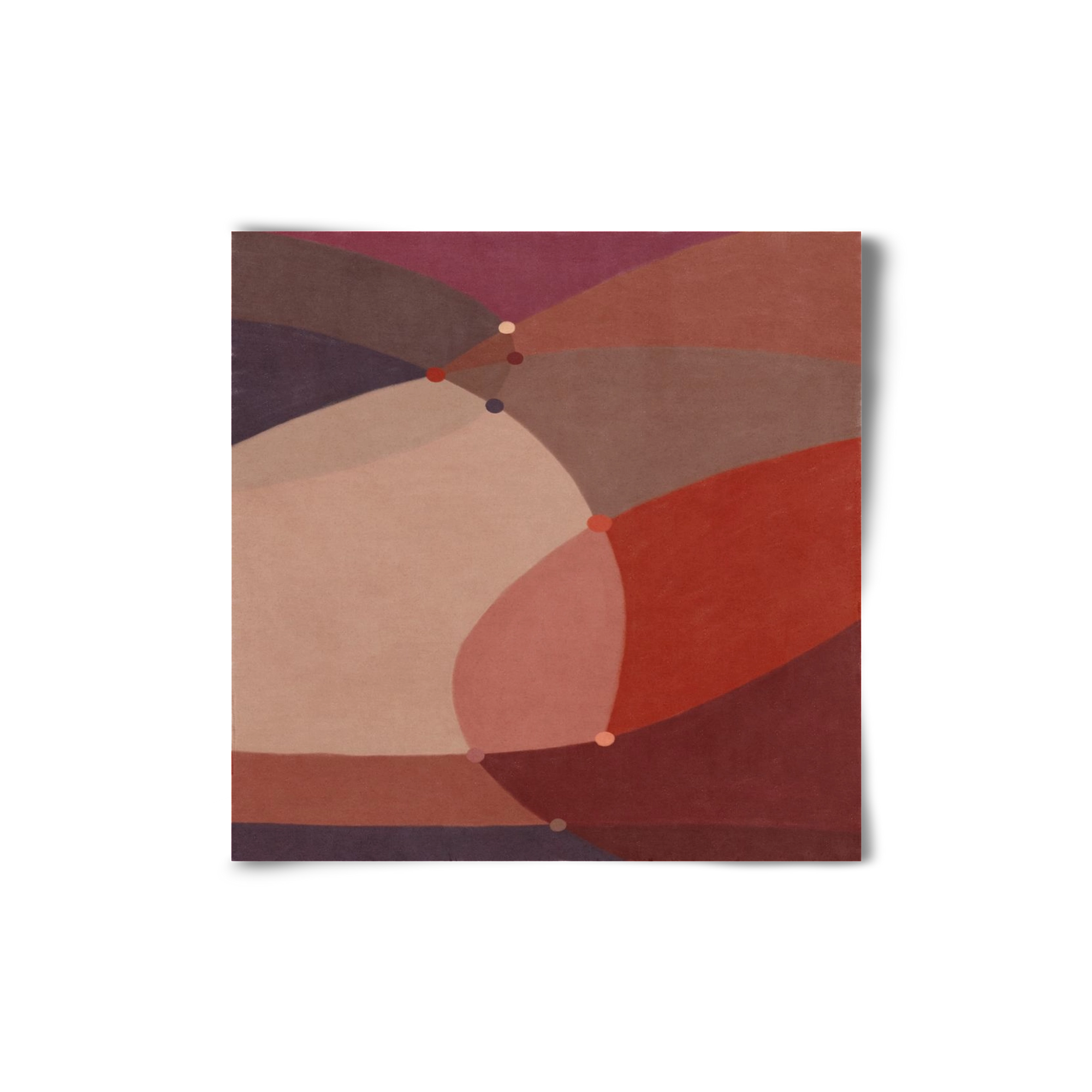 Abstract Intersections Q03, 20x20 cm, Keret nélkül