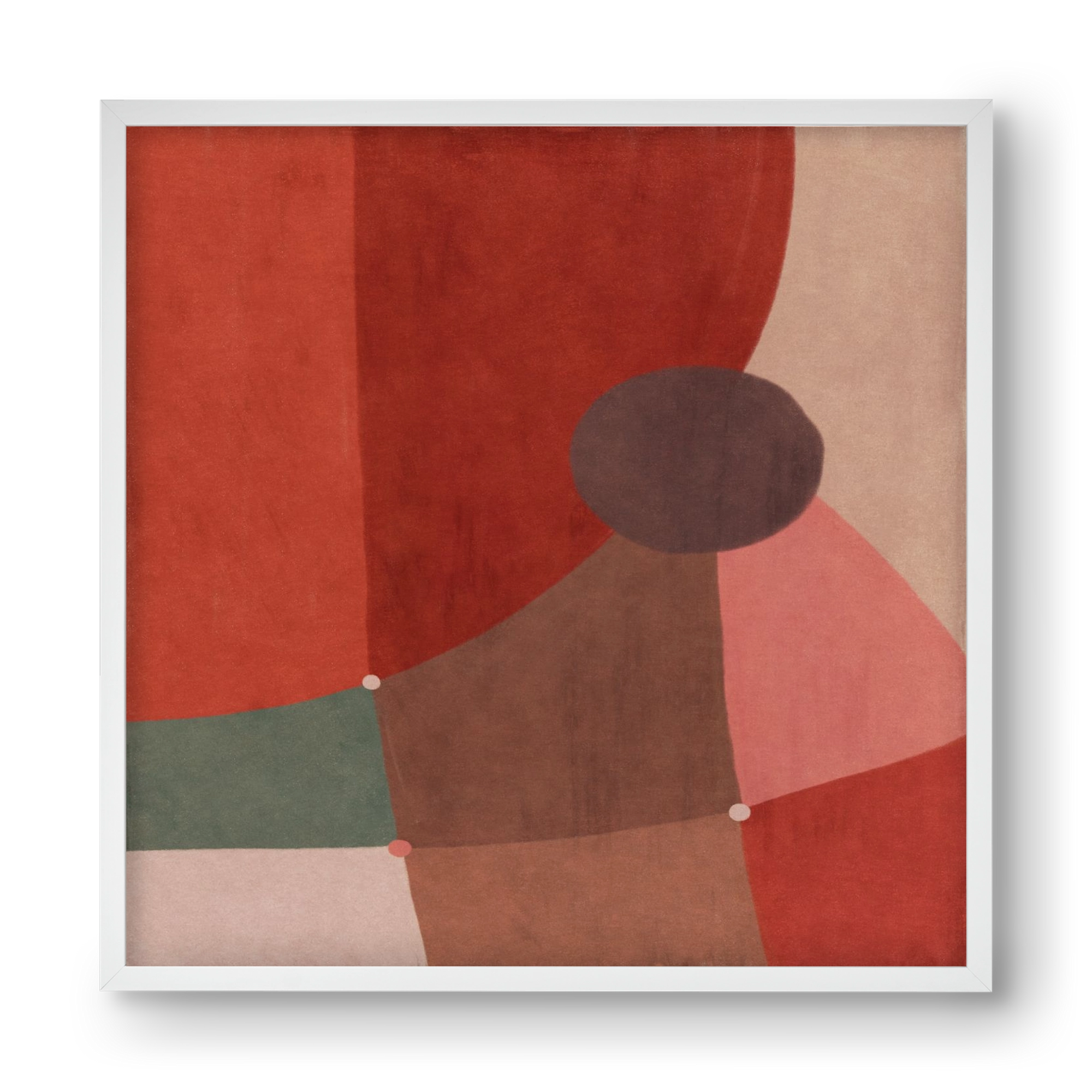 Abstract Intersections Q04, 40x40 cm (40x40 cm), Fehér keret
