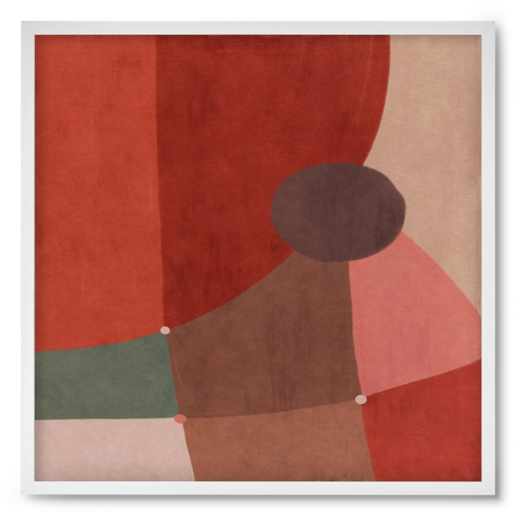 Abstract Intersections Q04, 50x50 cm (50x50 cm), Fehér keret