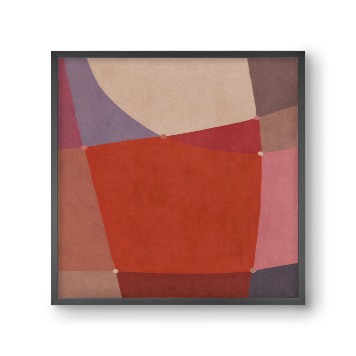 Abstract Intersections Q05, 30x30 cm (30x30 cm), Fekete keret