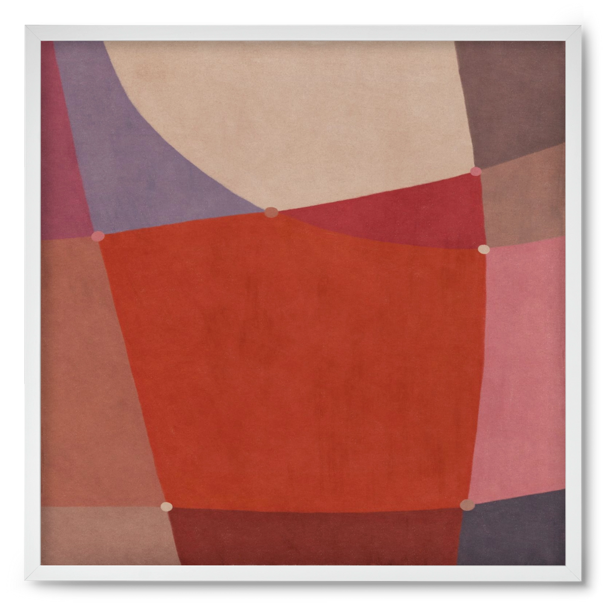 Abstract Intersections Q05, 50x50 cm (50x50 cm), Fehér keret