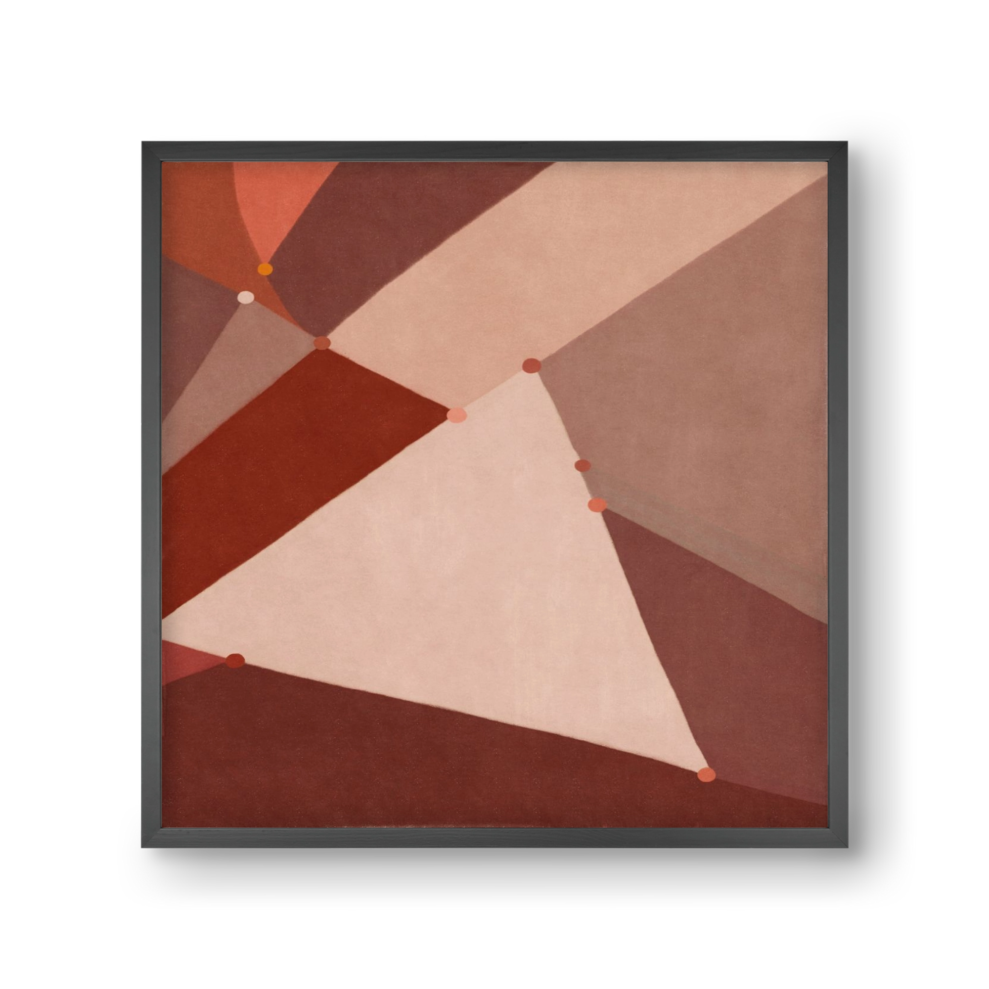 Abstract Intersections Q06, 30x30 cm (30x30 cm), Fekete keret