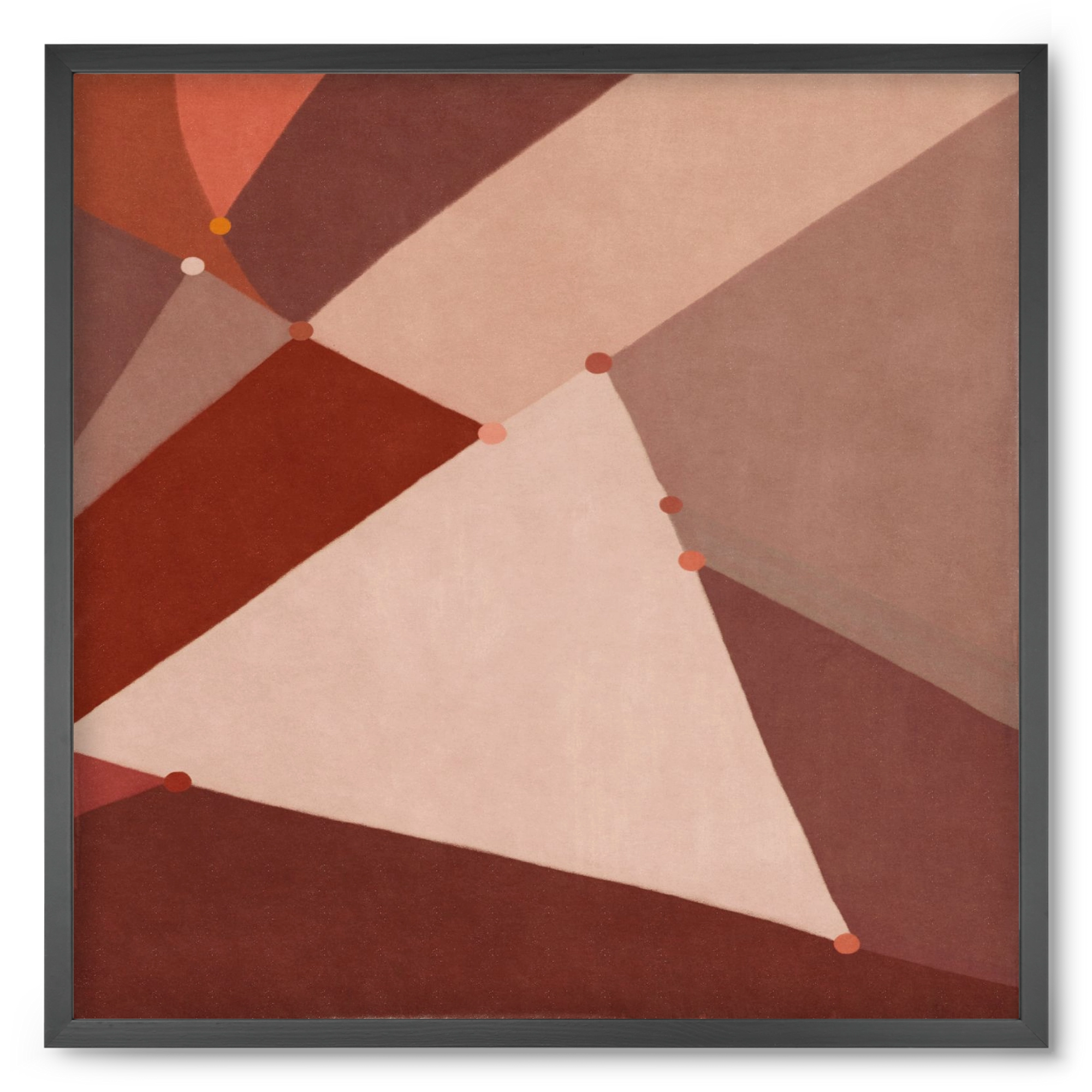Abstract Intersections Q06, 50x50 cm (50x50 cm), Fekete keret