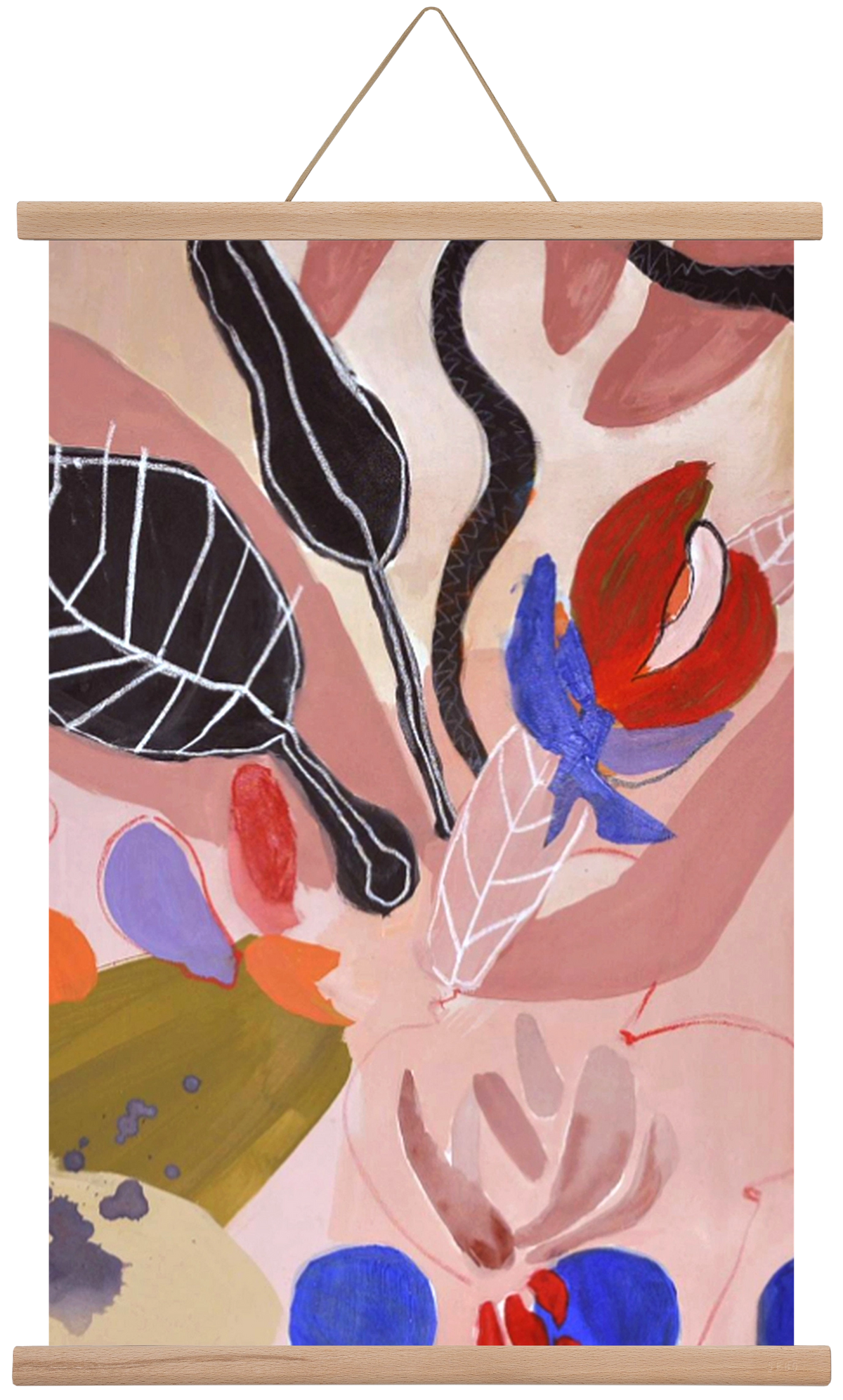 Finding peace, 60x40 cm (60x40 cm), Tölgy akasztó