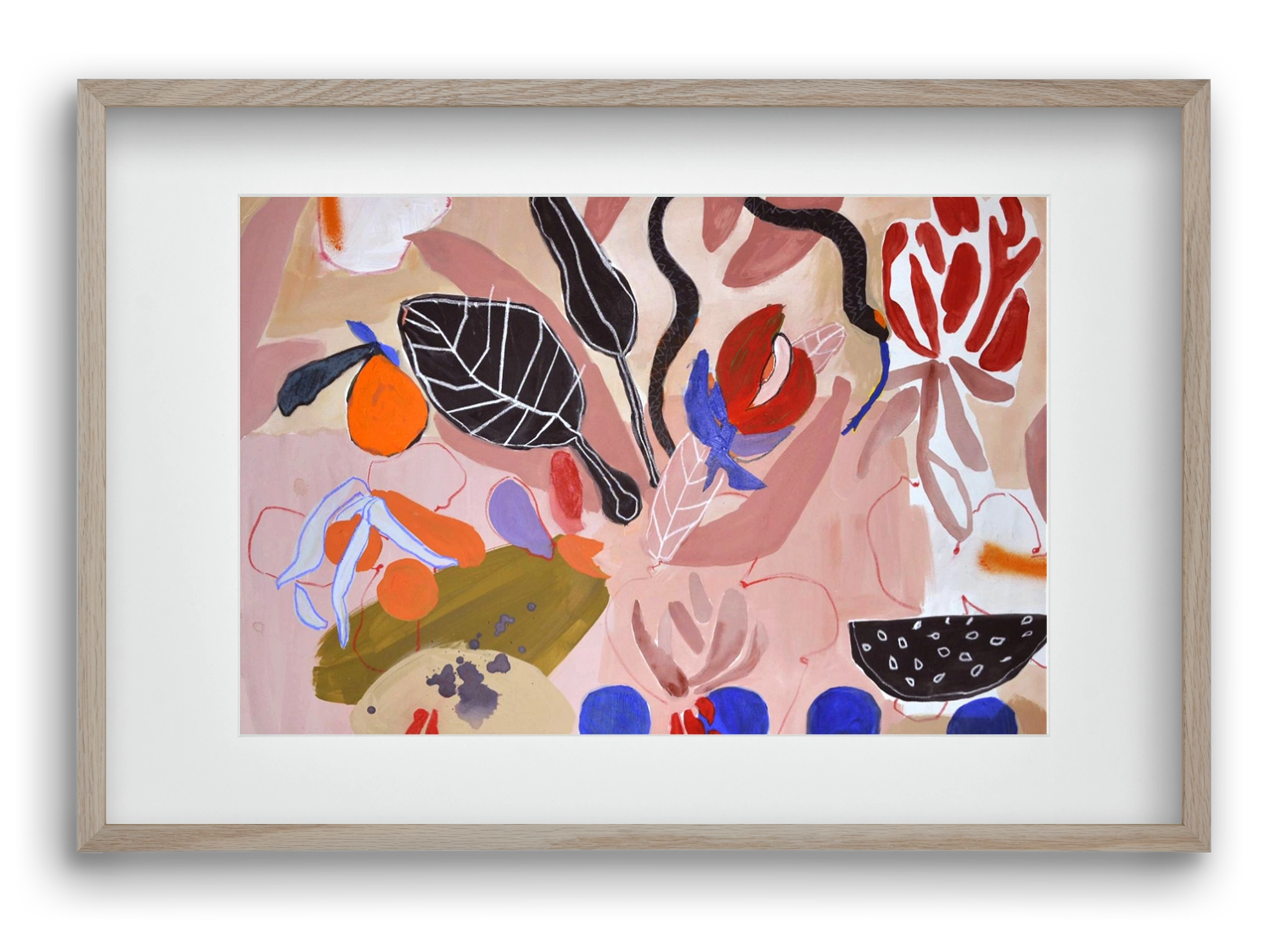 Finding peace, 60x40 cm (45x30 cm), Tölgy keret, paszpartuval
