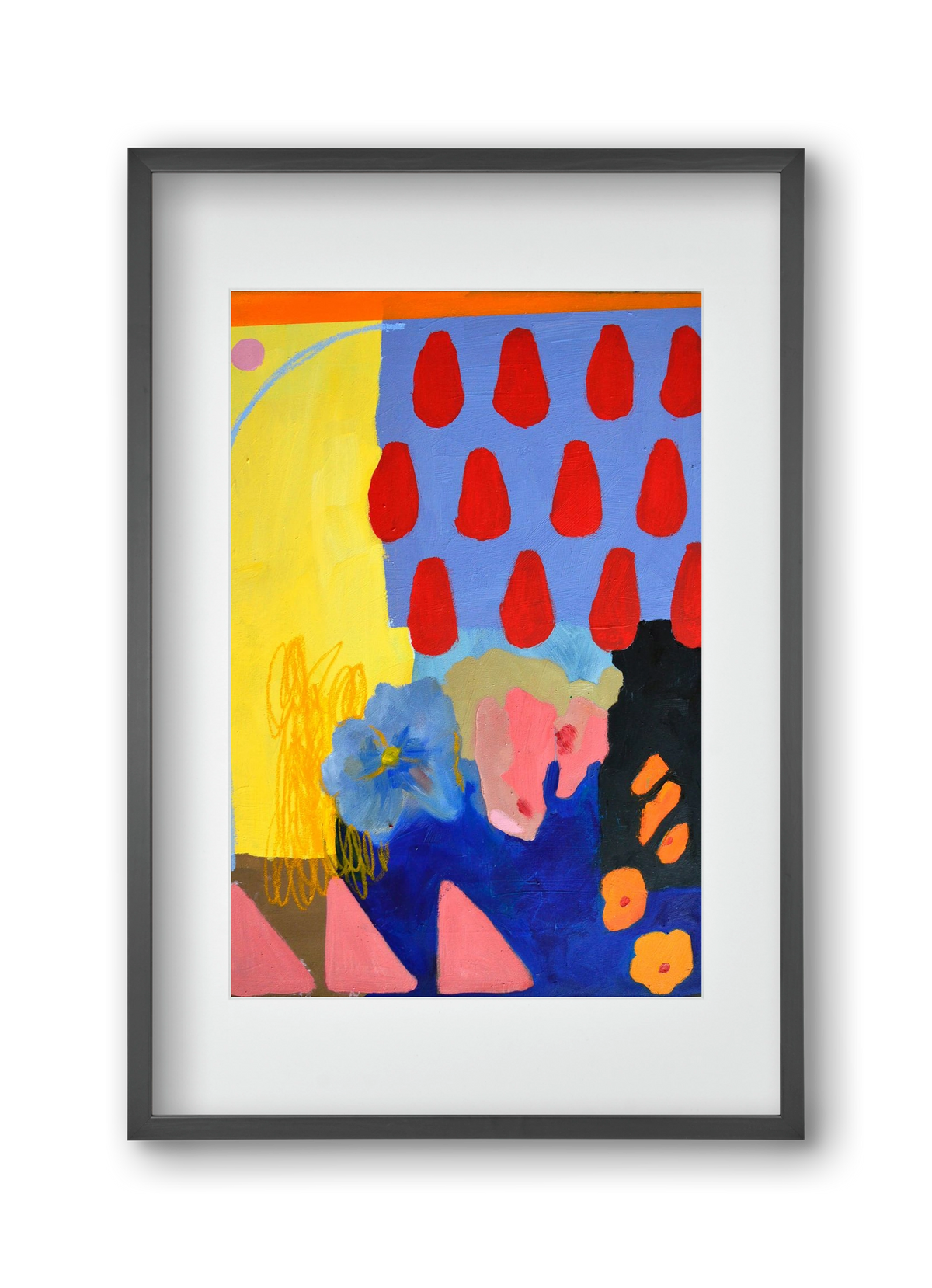 Rainy day, 30x45 cm (20x30 cm), Fekete keret, paszpartuval
