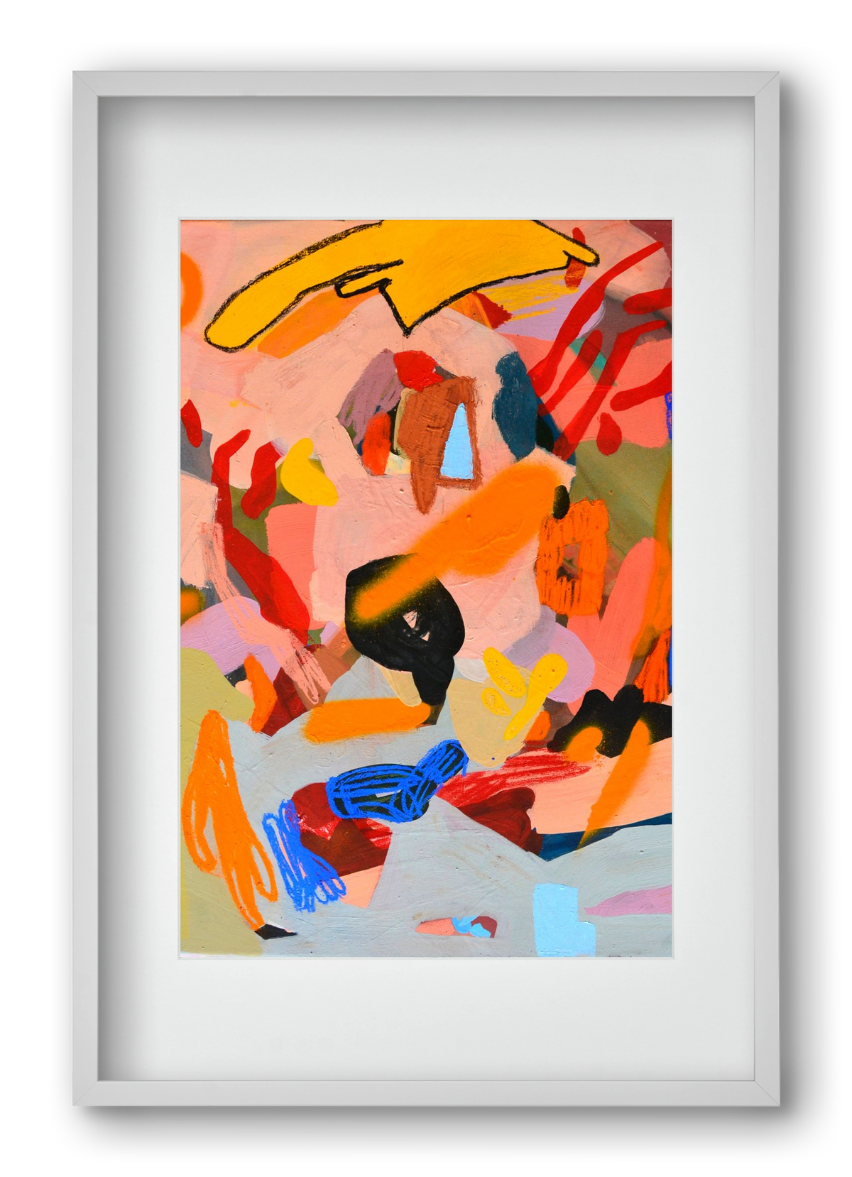 Iam isi masa, 40x60 cm (30x45 cm), Fehér keret, paszpartuval