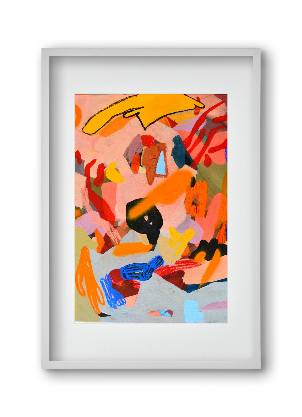 Iam isi masa, 30x45 cm (20x30 cm), Fehér keret, paszpartuval