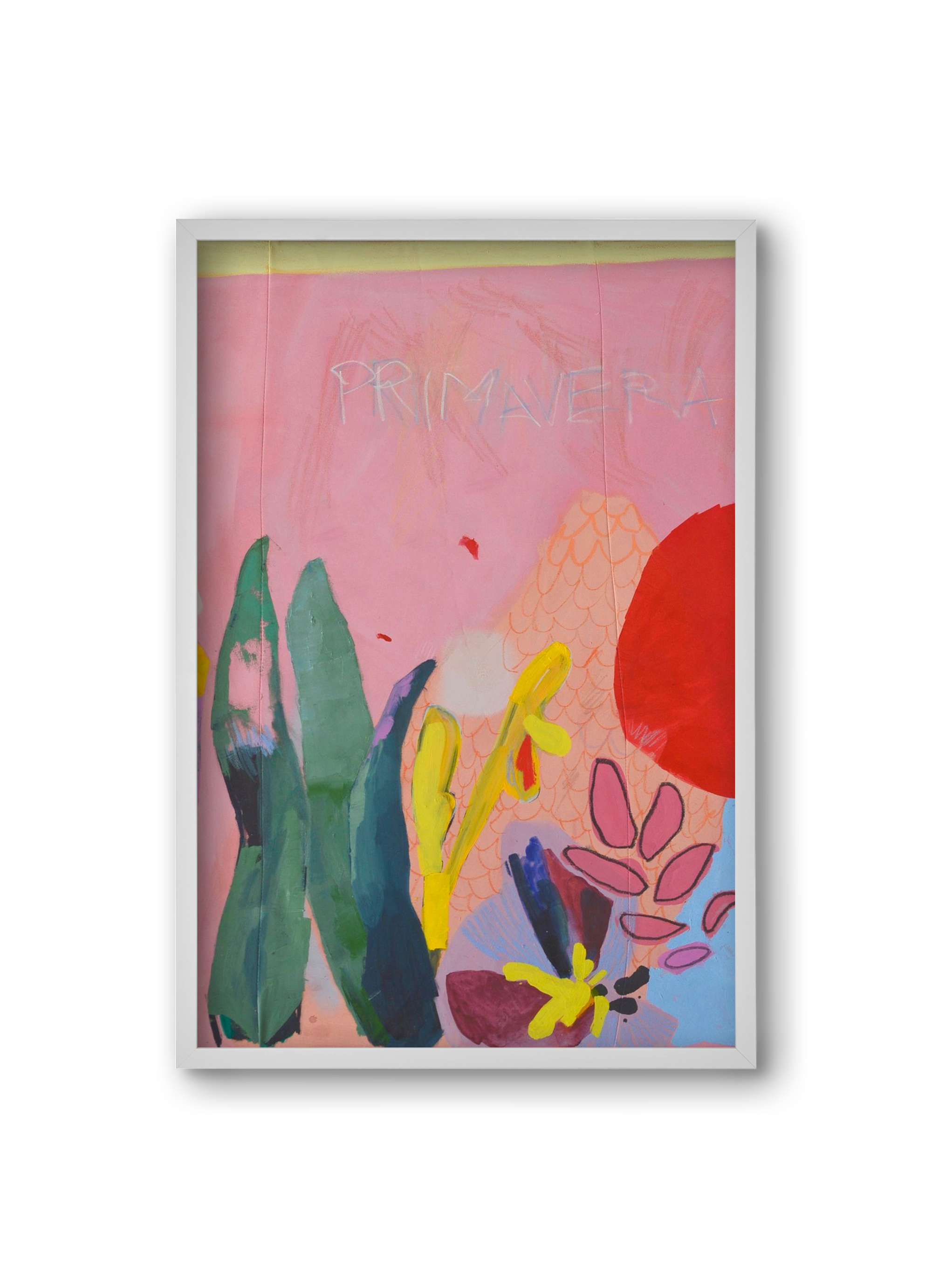 Primavera I., 20x30 cm (20x30 cm), Fehér keret