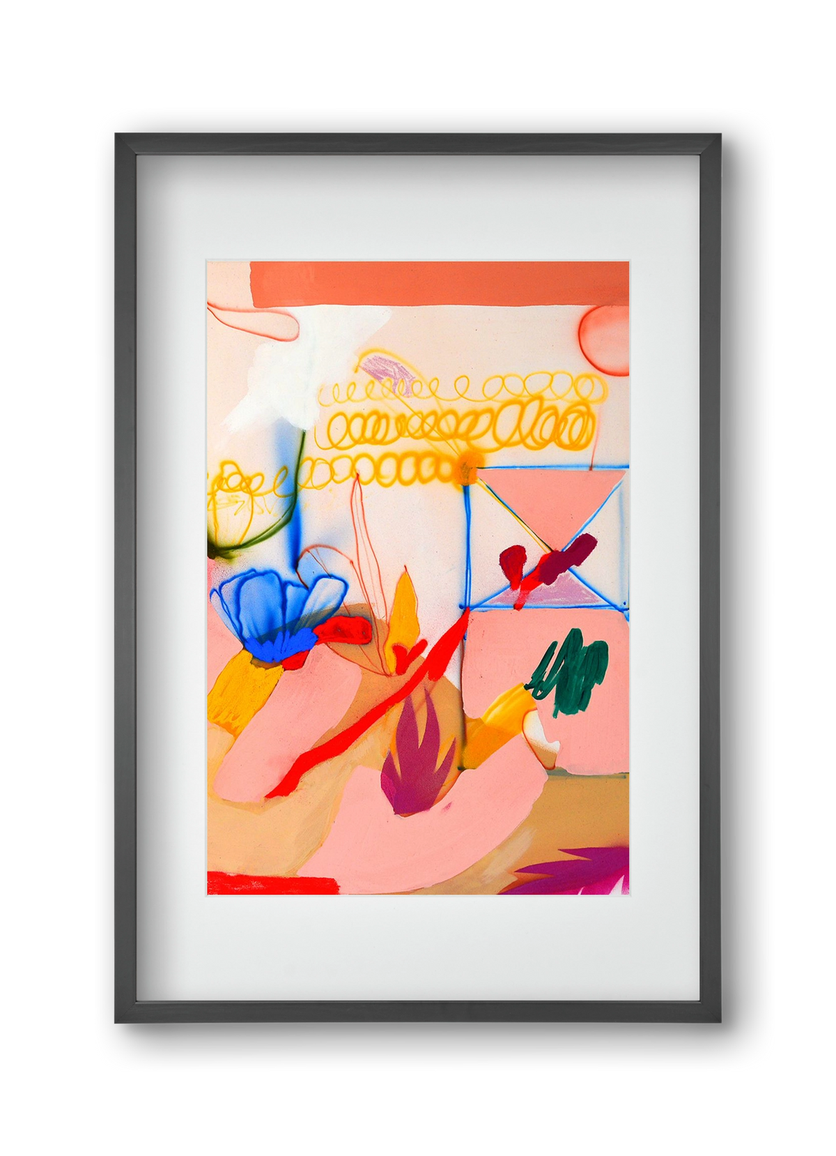 Good message, 30x45 cm (20x30 cm), Fekete keret, paszpartuval