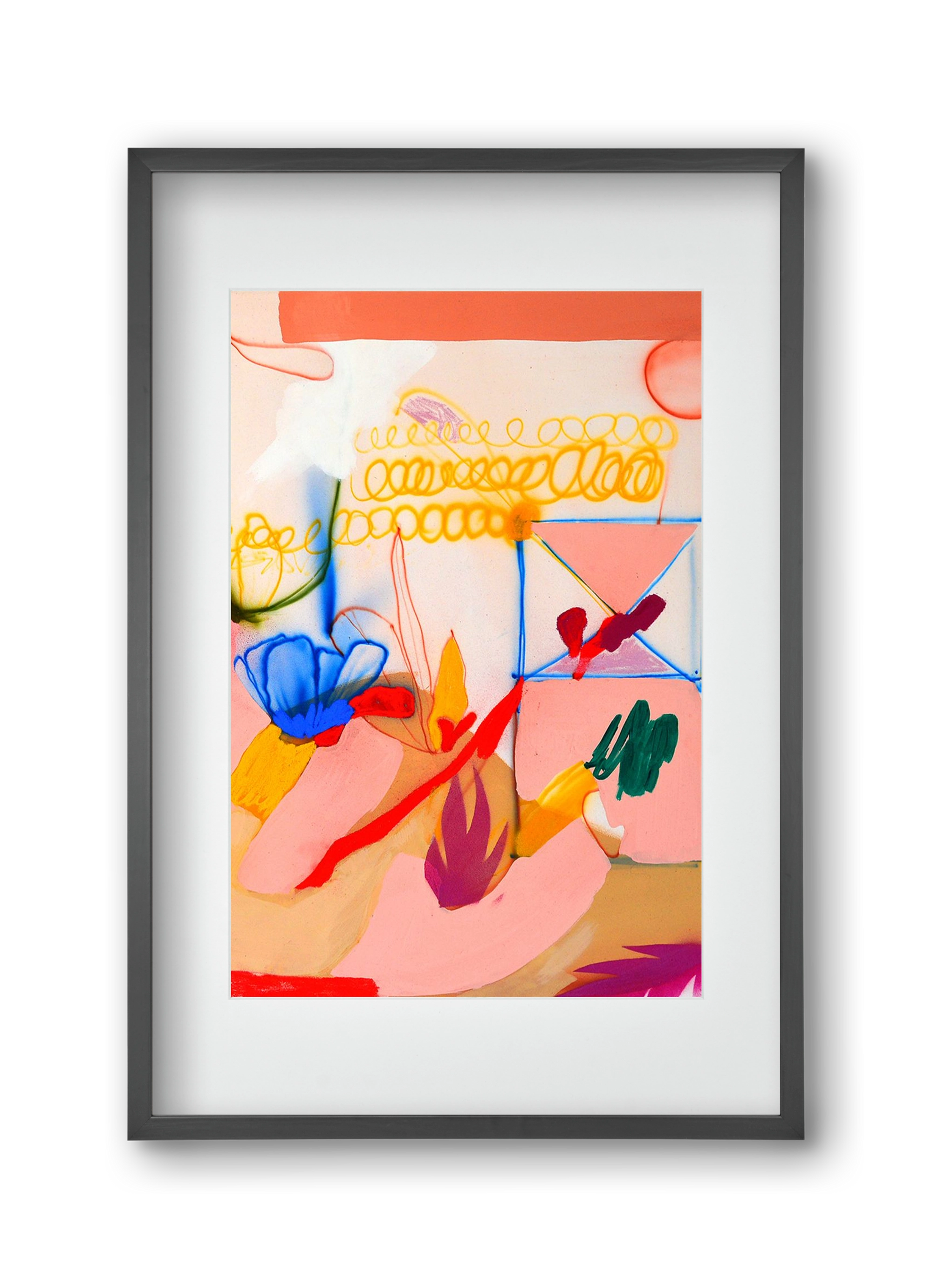 Good message, 30x45 cm (20x30 cm), Fekete keret, paszpartuval