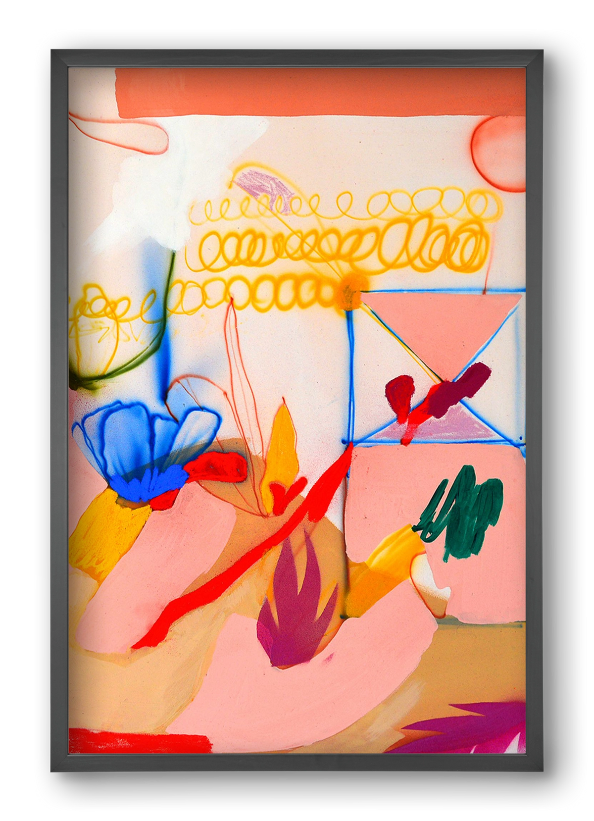 Good message, 40x60 cm (40x60 cm), Fekete keret