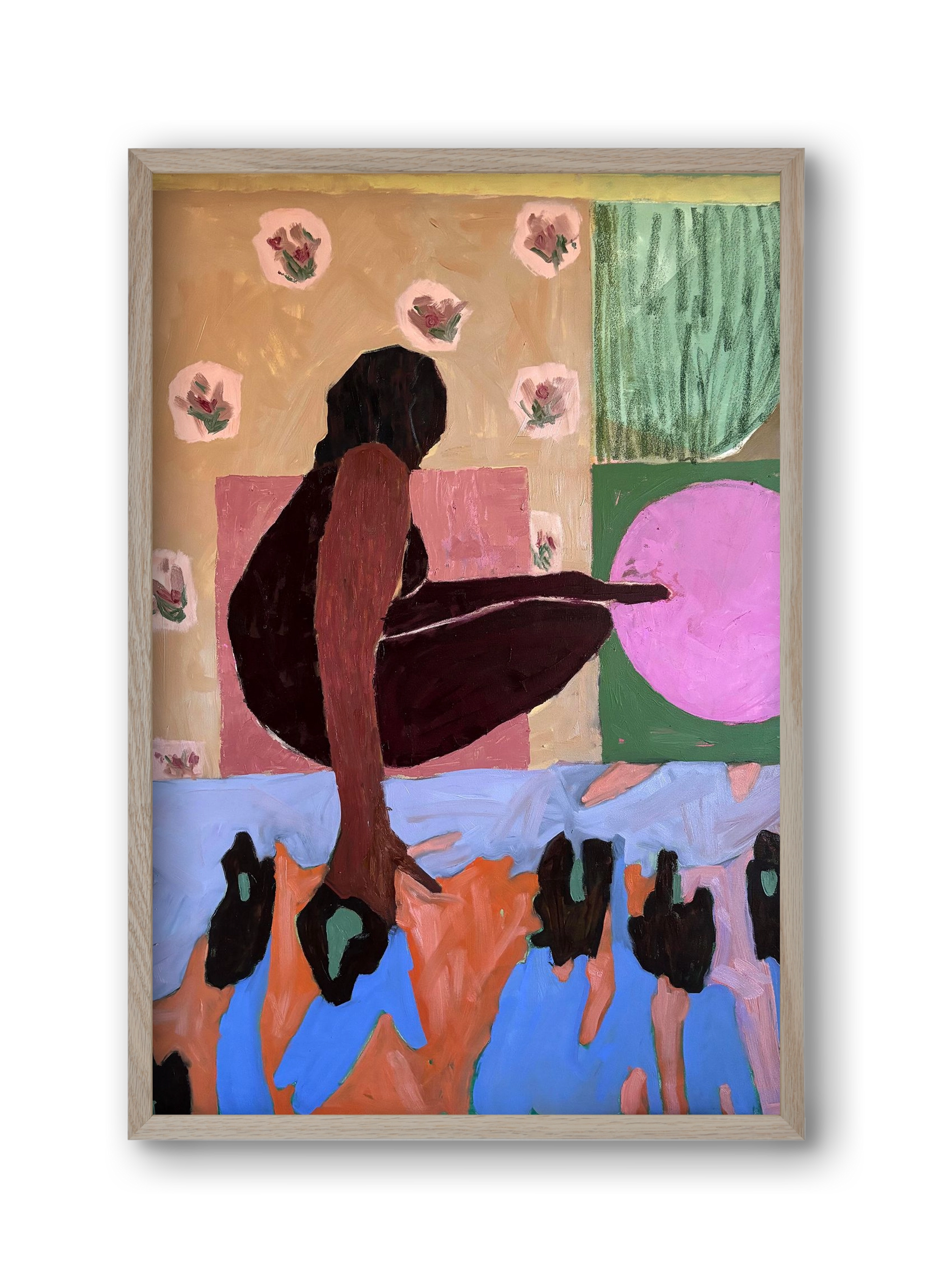 Paloma V, 30x45 cm (30x45 cm), Tölgy keret