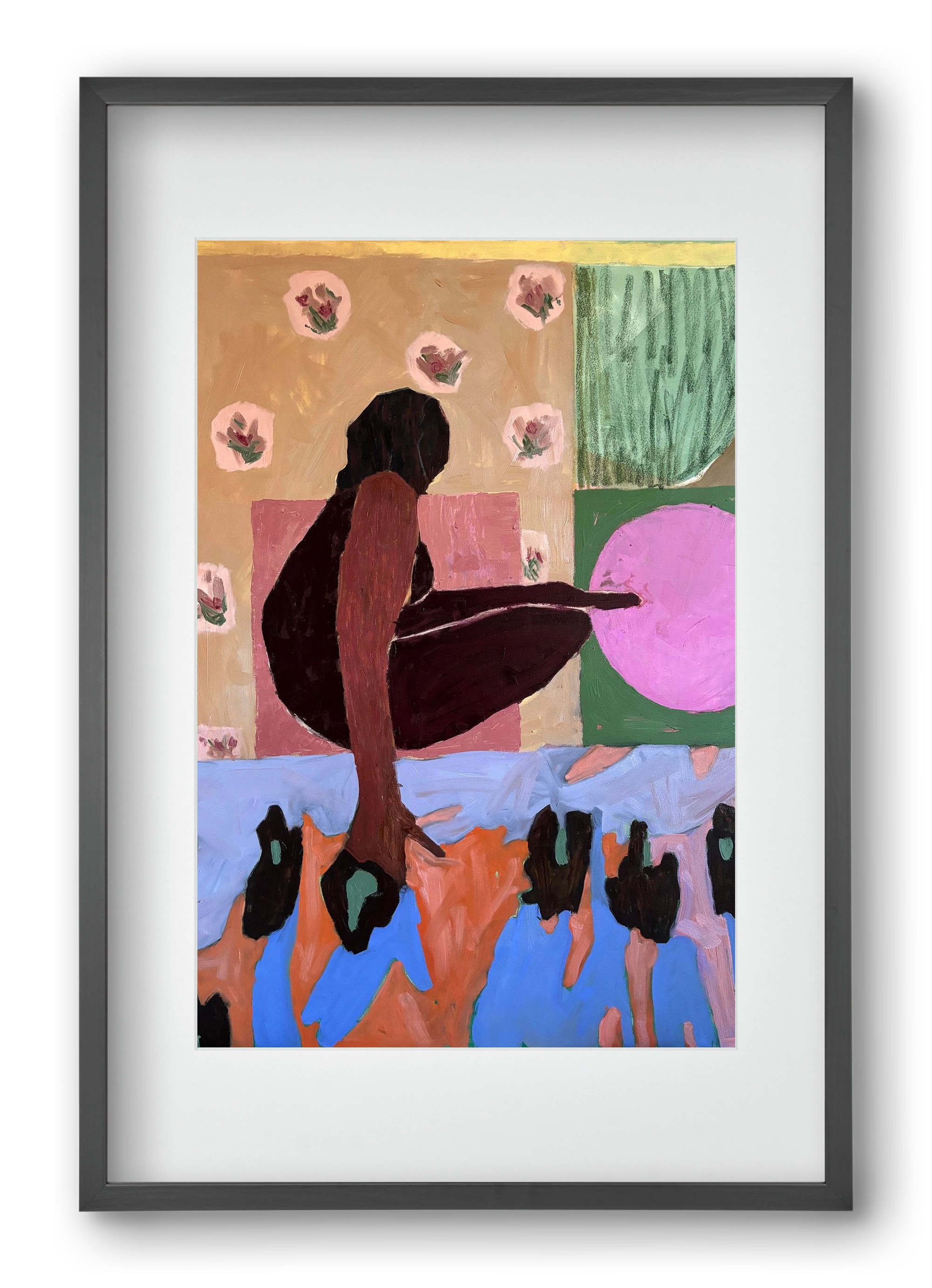 Paloma V, 40x60 cm (30x45 cm), Fekete keret, paszpartuval