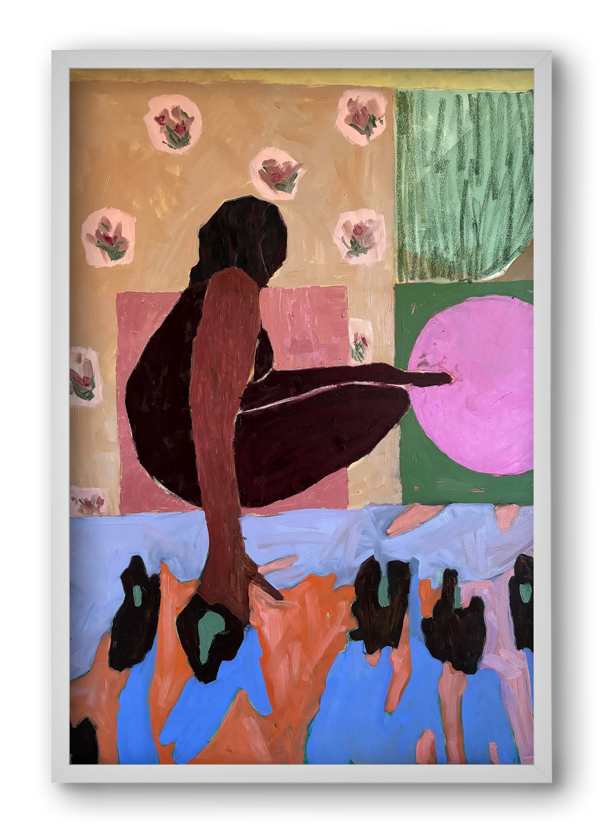 Paloma V, 40x60 cm (40x60 cm), Fehér keret
