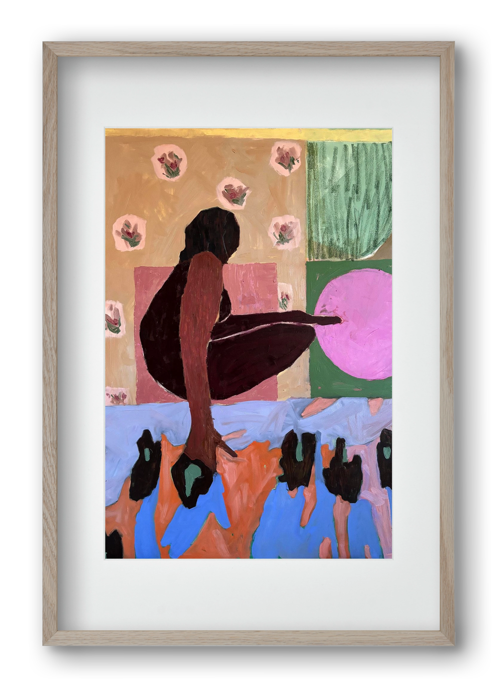 Paloma V, 40x60 cm (30x45 cm), Tölgy keret, paszpartuval
