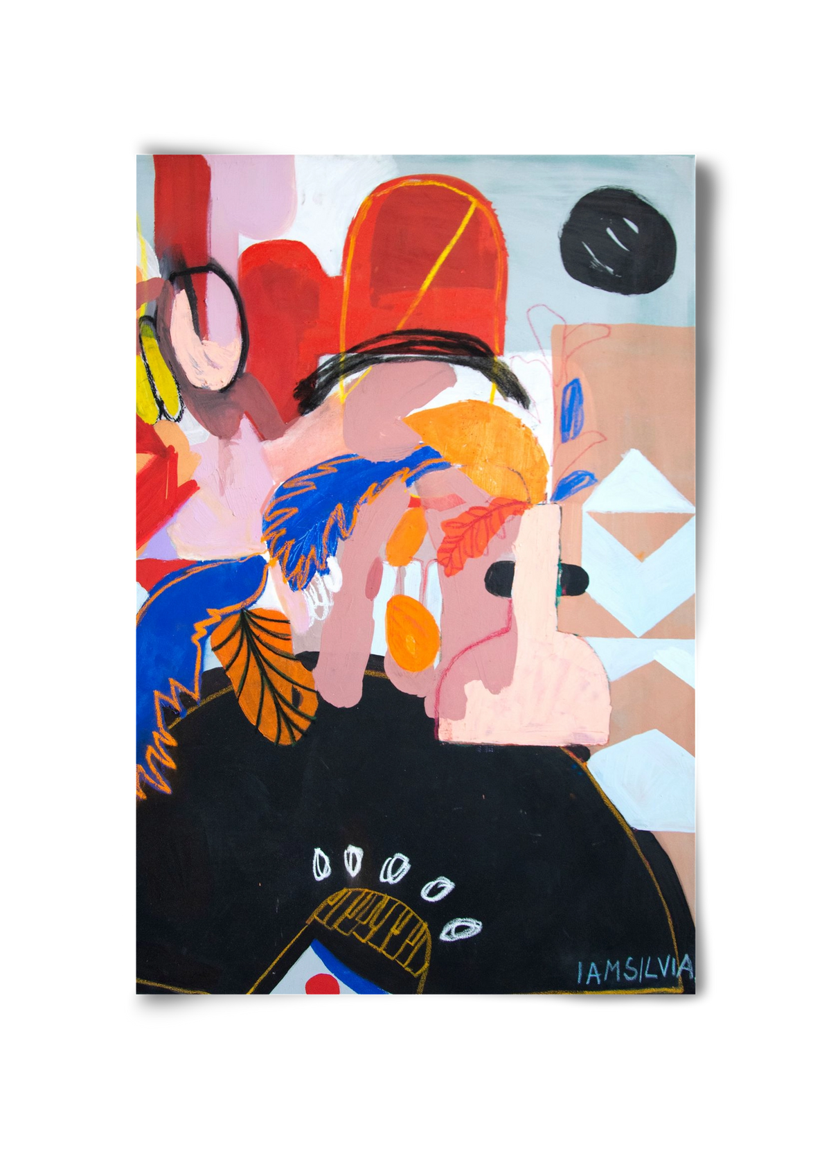 Sam o sebe I., 30x45 cm, Keret nélkül