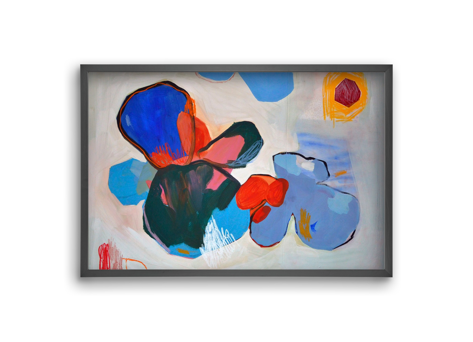 Purple thoughts, 30x20 cm (30x20 cm), Fekete keret