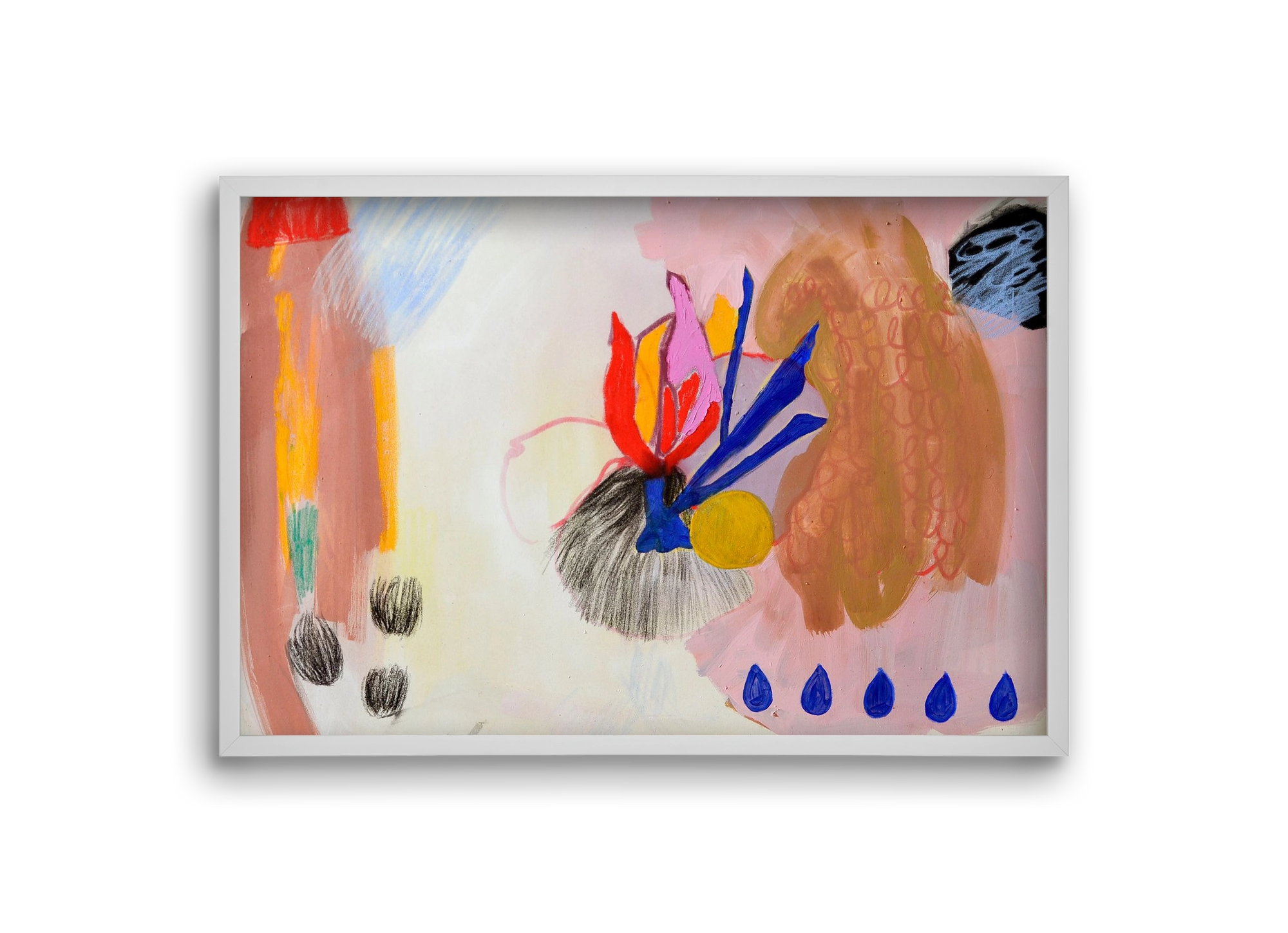 Karneval, 30x20 cm (30x20 cm), Fehér keret