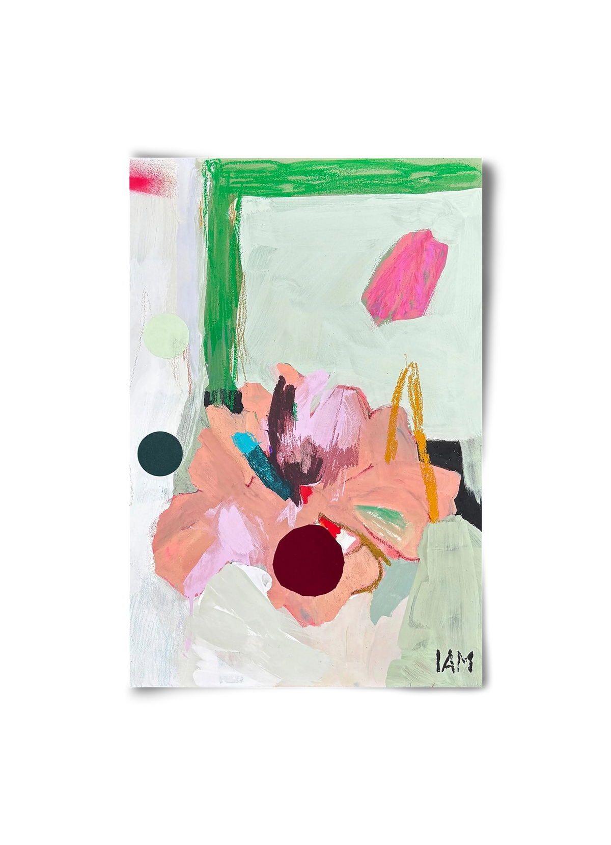 flower, 20x30 cm, Keret nélkül