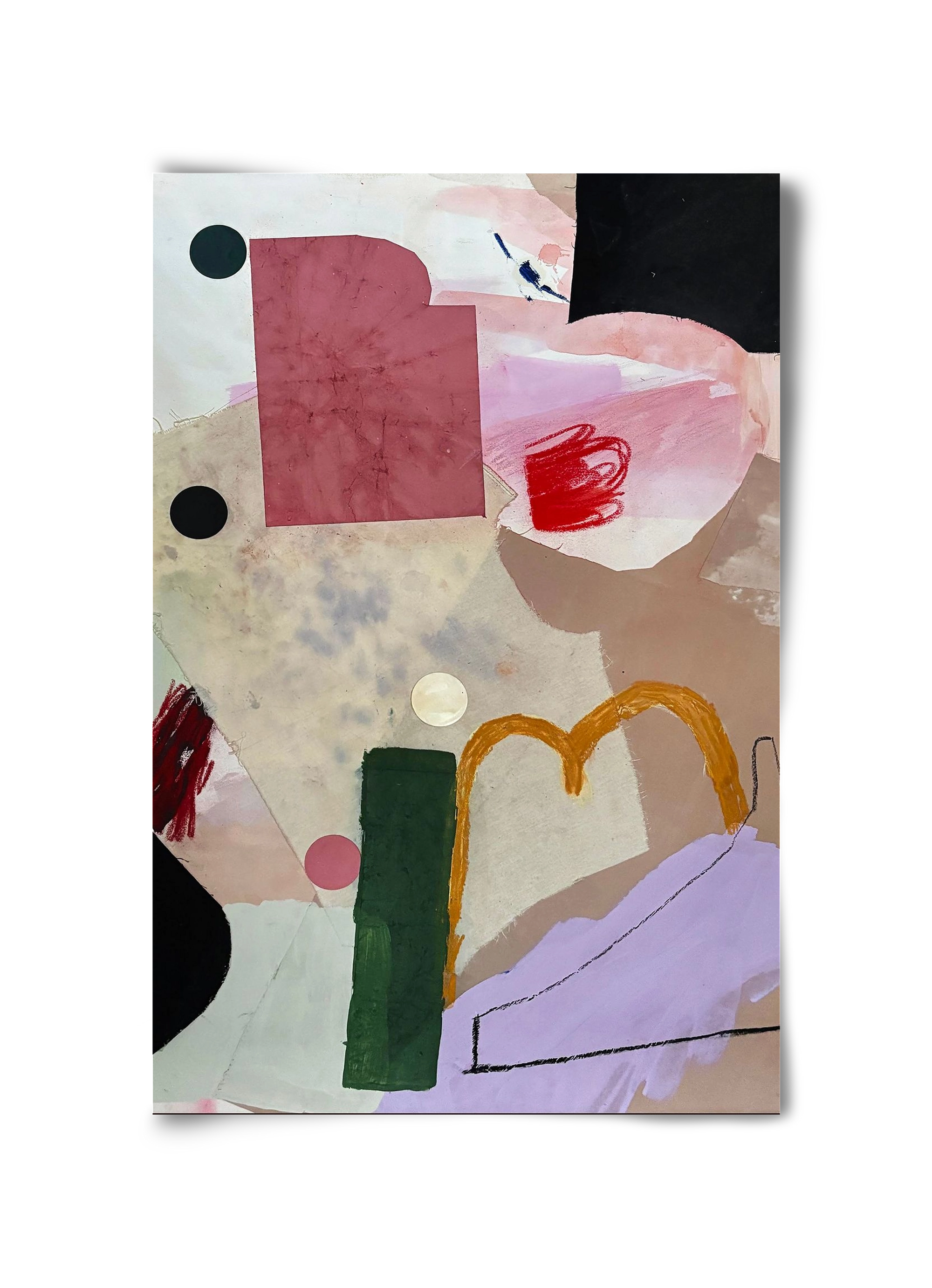 Child on the playground, 30x45 cm, Keret nélkül