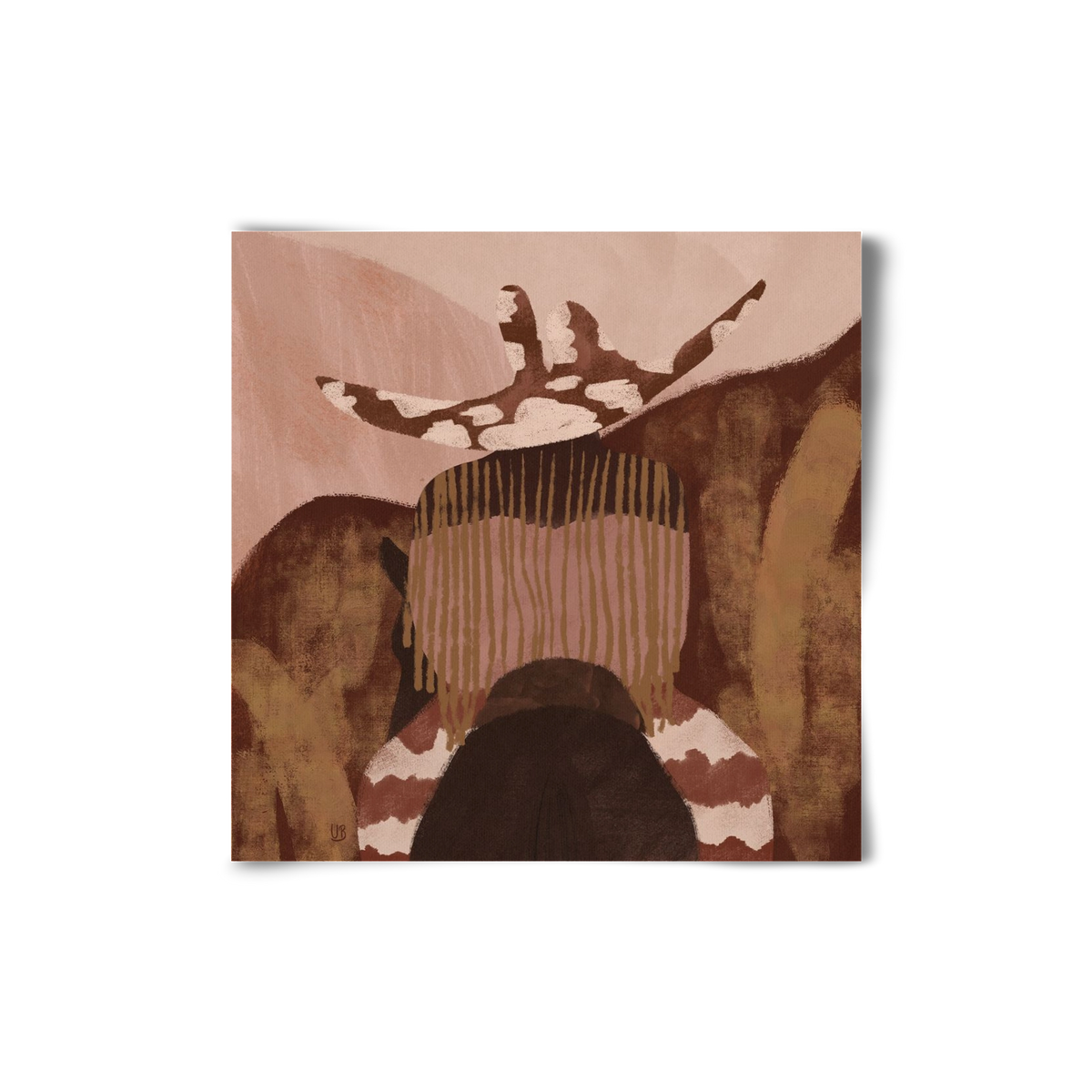 Desert gallop, 20x20 cm, Keret nélkül