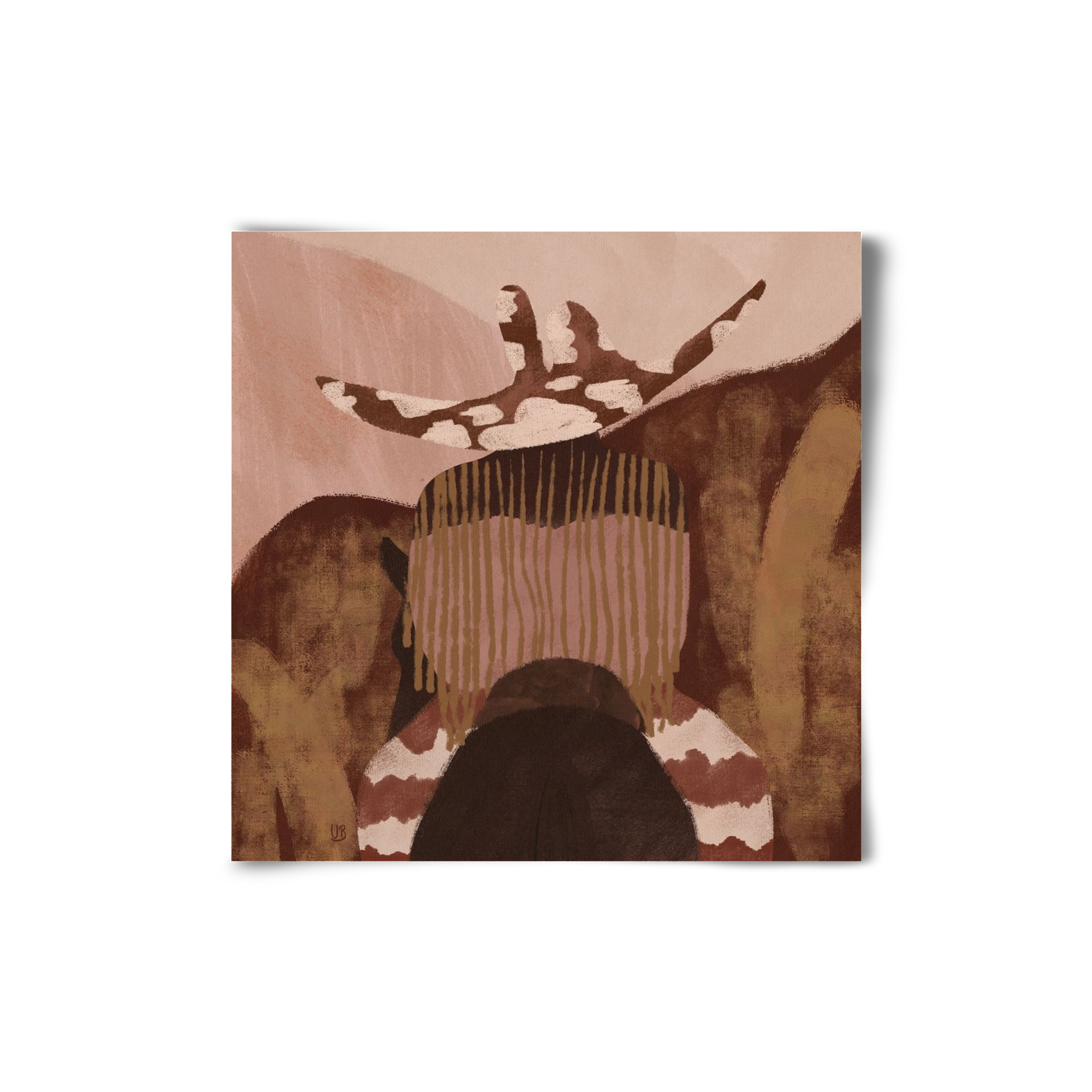 Desert gallop, 20x20 cm, Keret nélkül