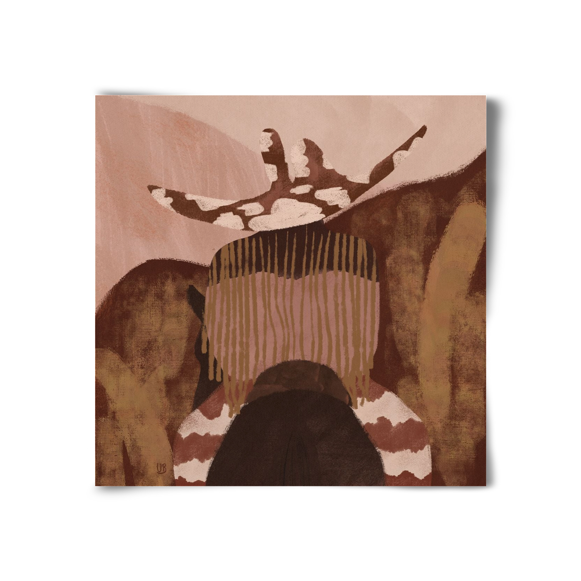 Desert gallop, 30x30 cm, Keret nélkül