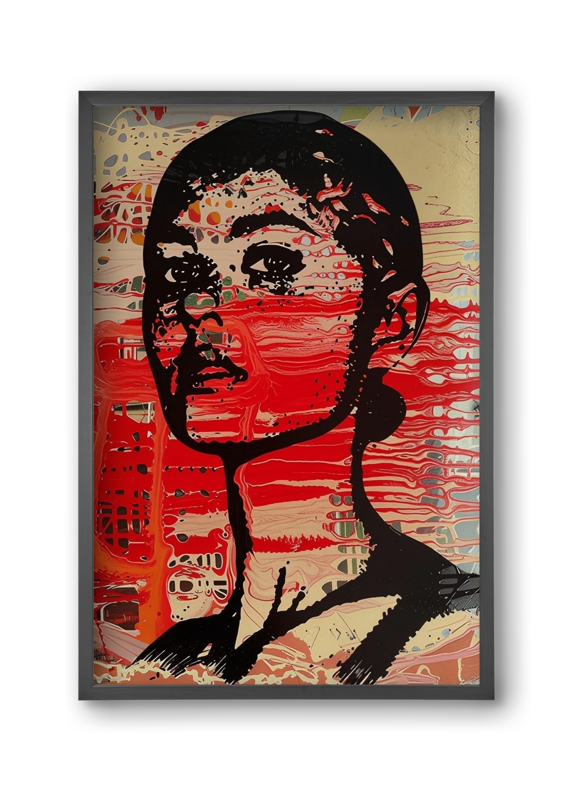 Blood Line, 30x45 cm (30x45 cm), Fekete keret