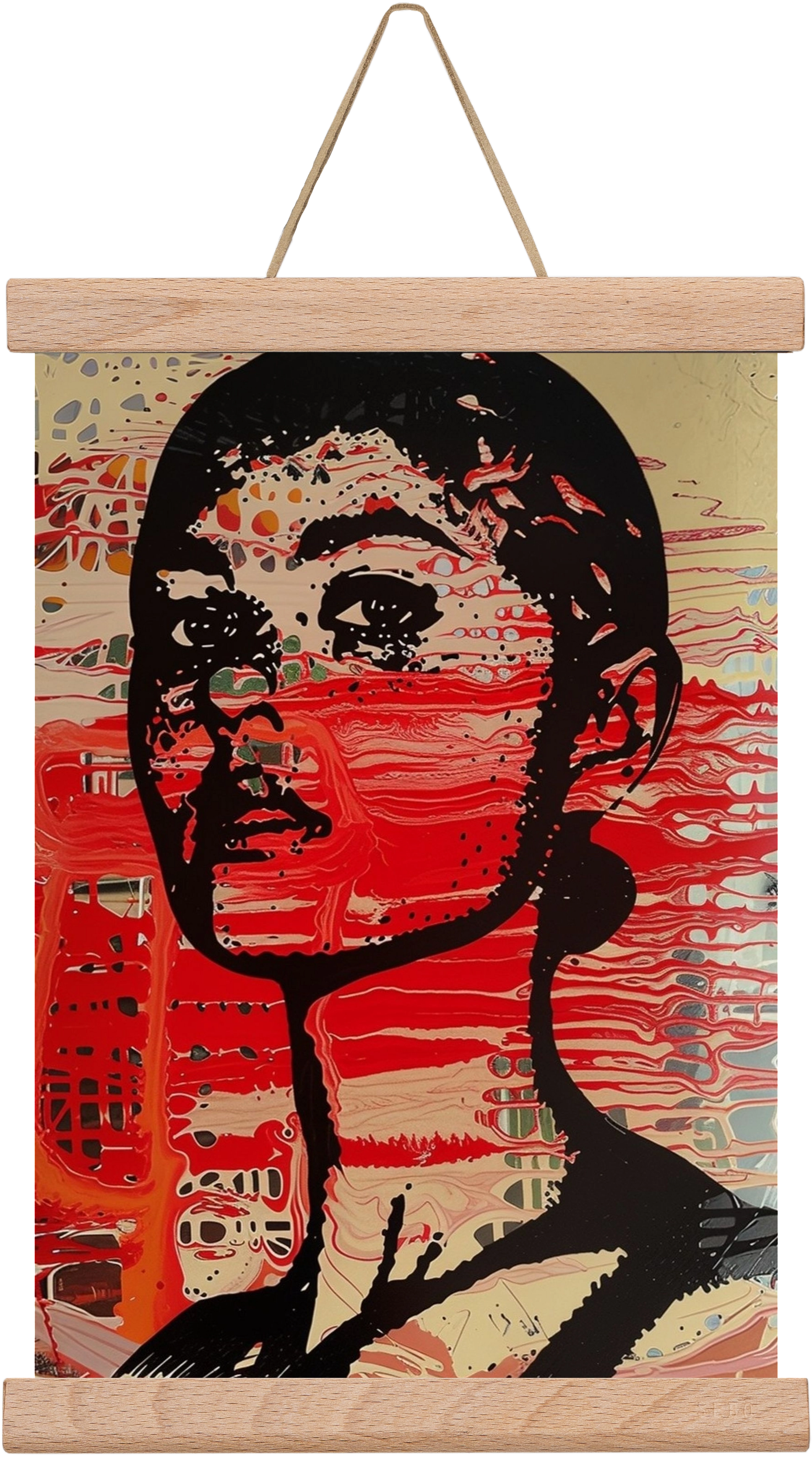 Blood Line, 20x30 cm (20x30 cm), Tölgy akasztó
