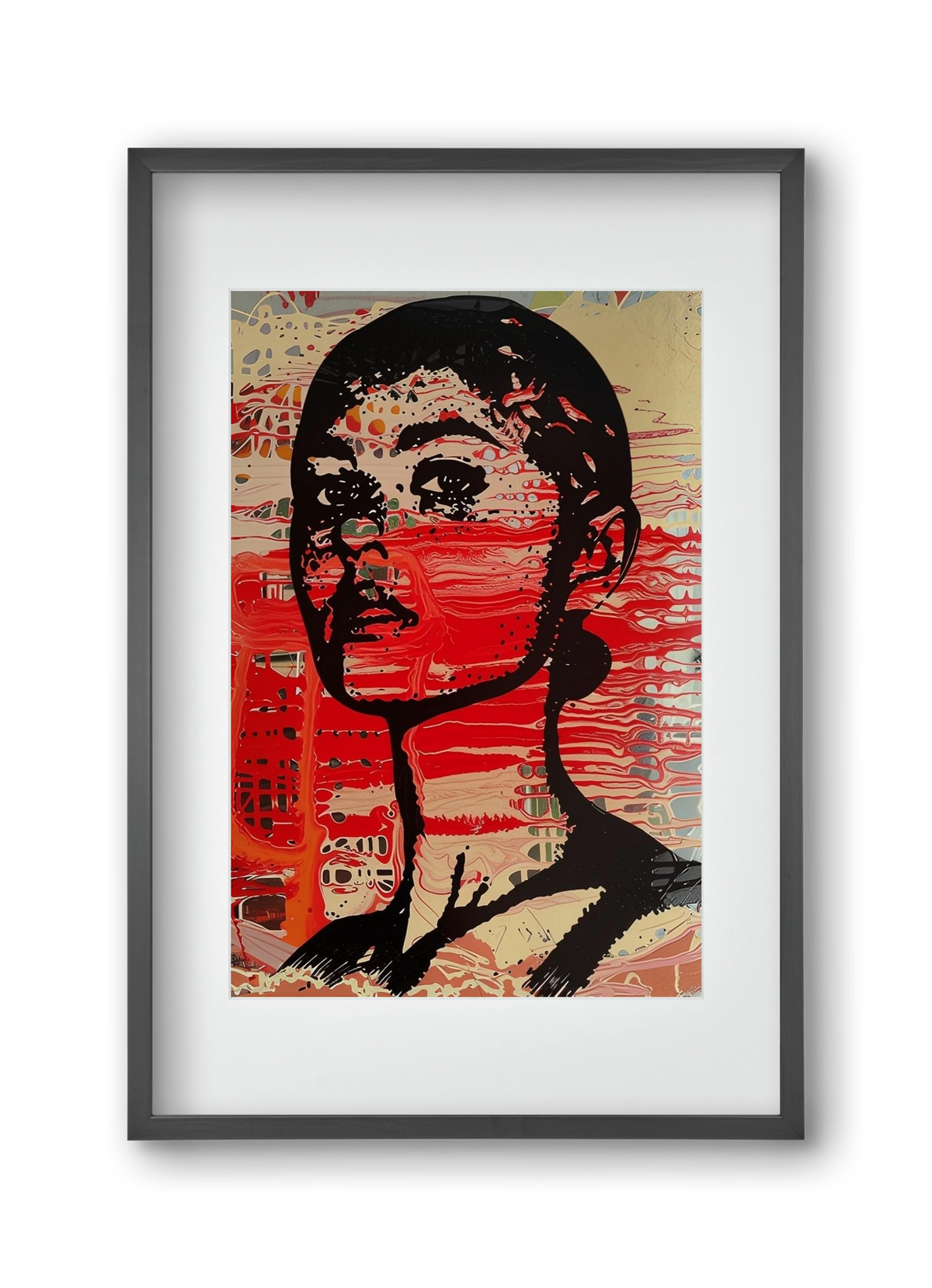Blood Line, 30x45 cm (20x30 cm), Fekete keret, paszpartuval