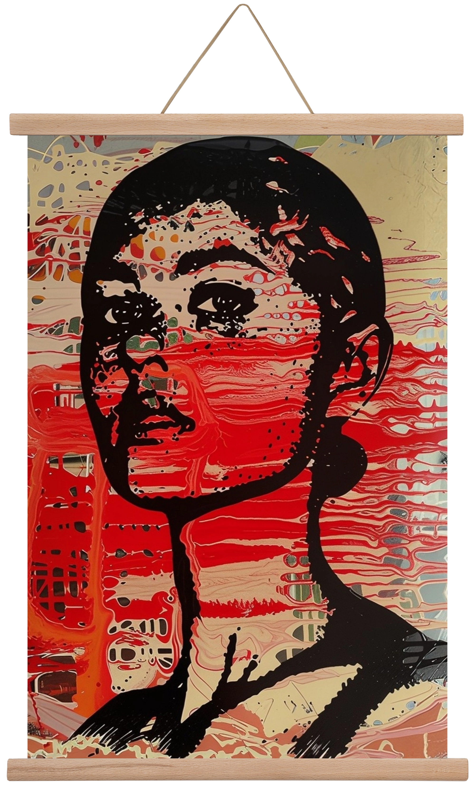 Blood Line, 40x60 cm (40x60 cm), Tölgy akasztó