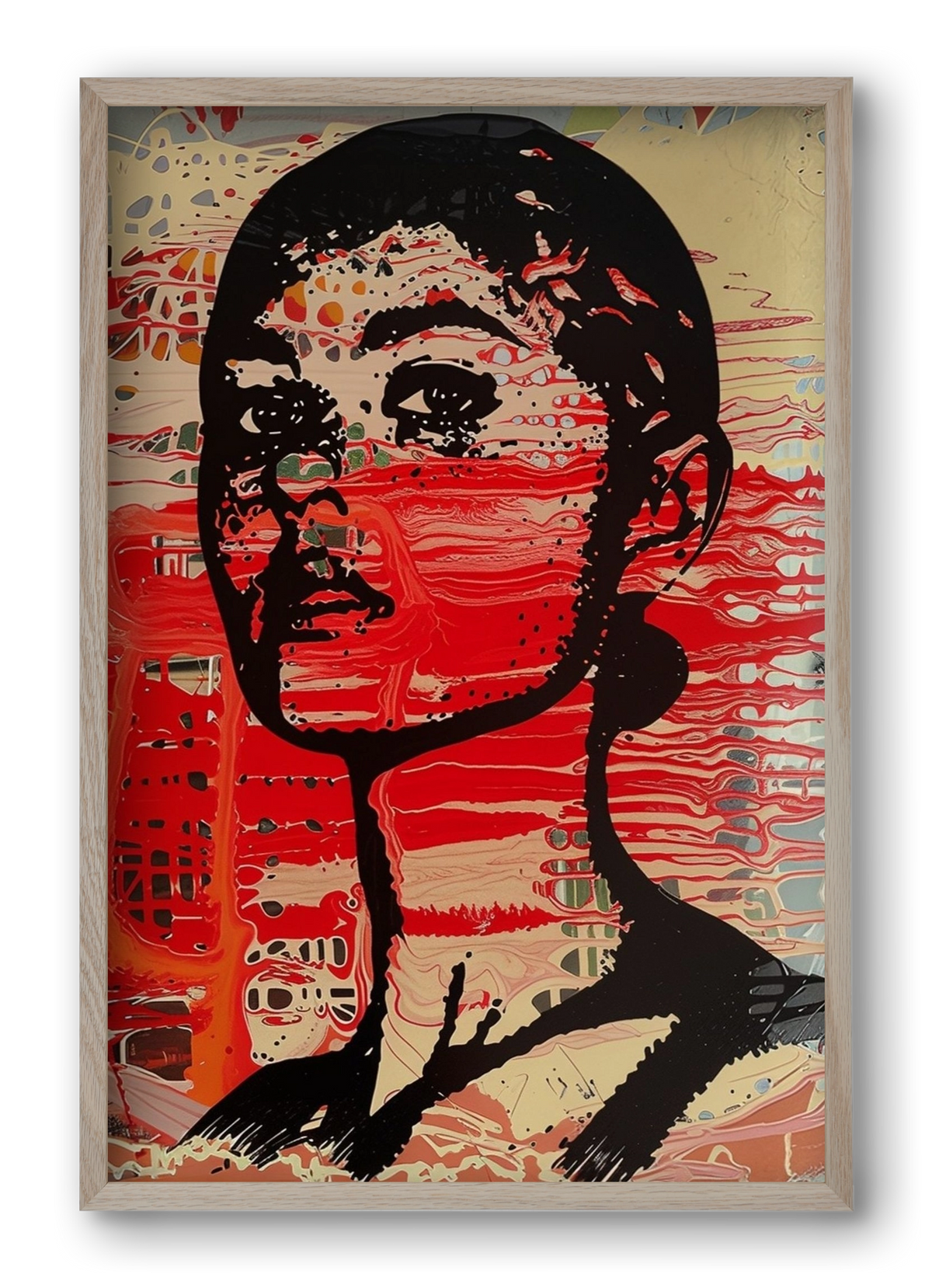 Blood Line, 40x60 cm (40x60 cm), Tölgy keret