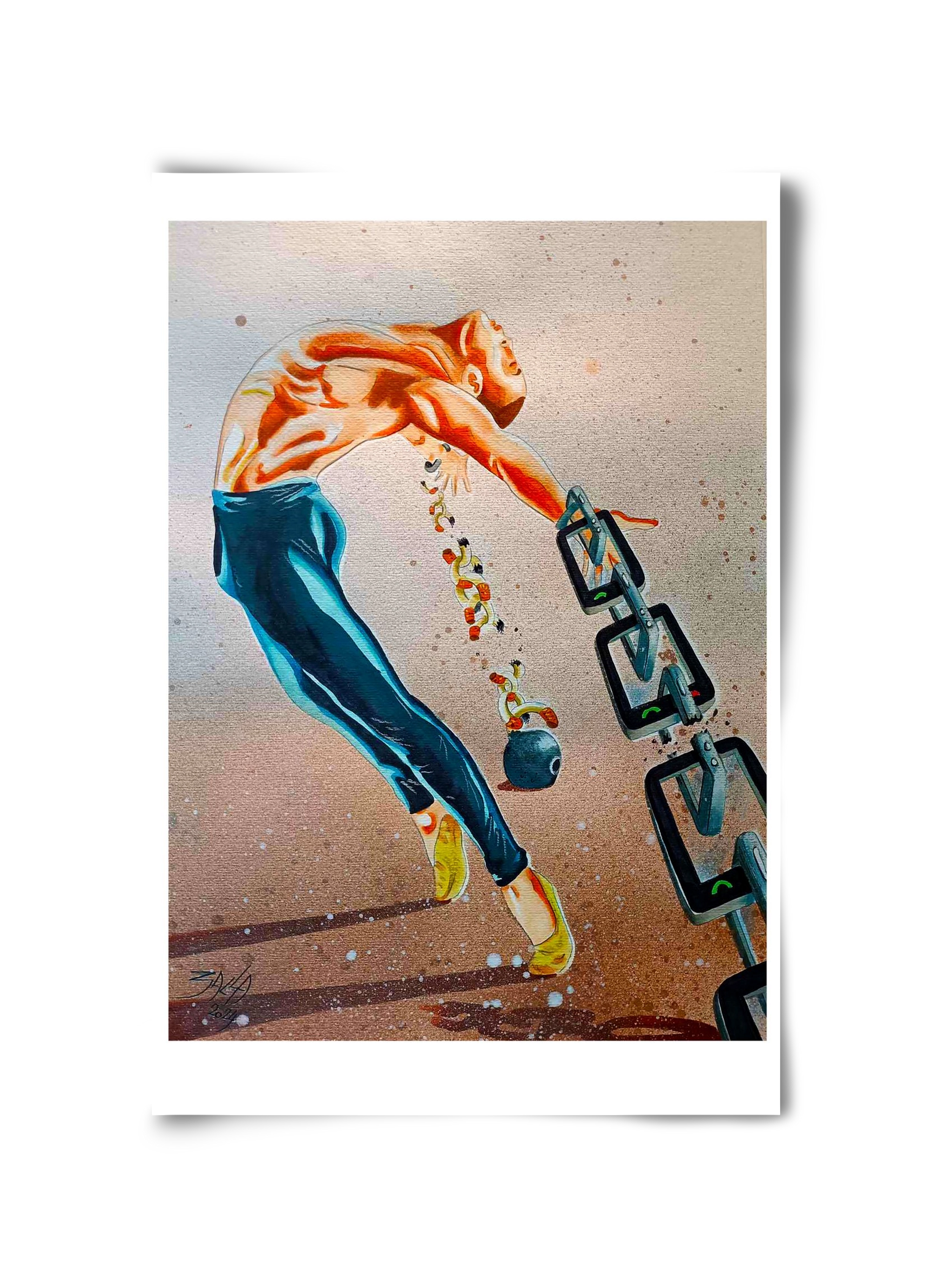 dependence, 30x45 cm, Keret nélkül