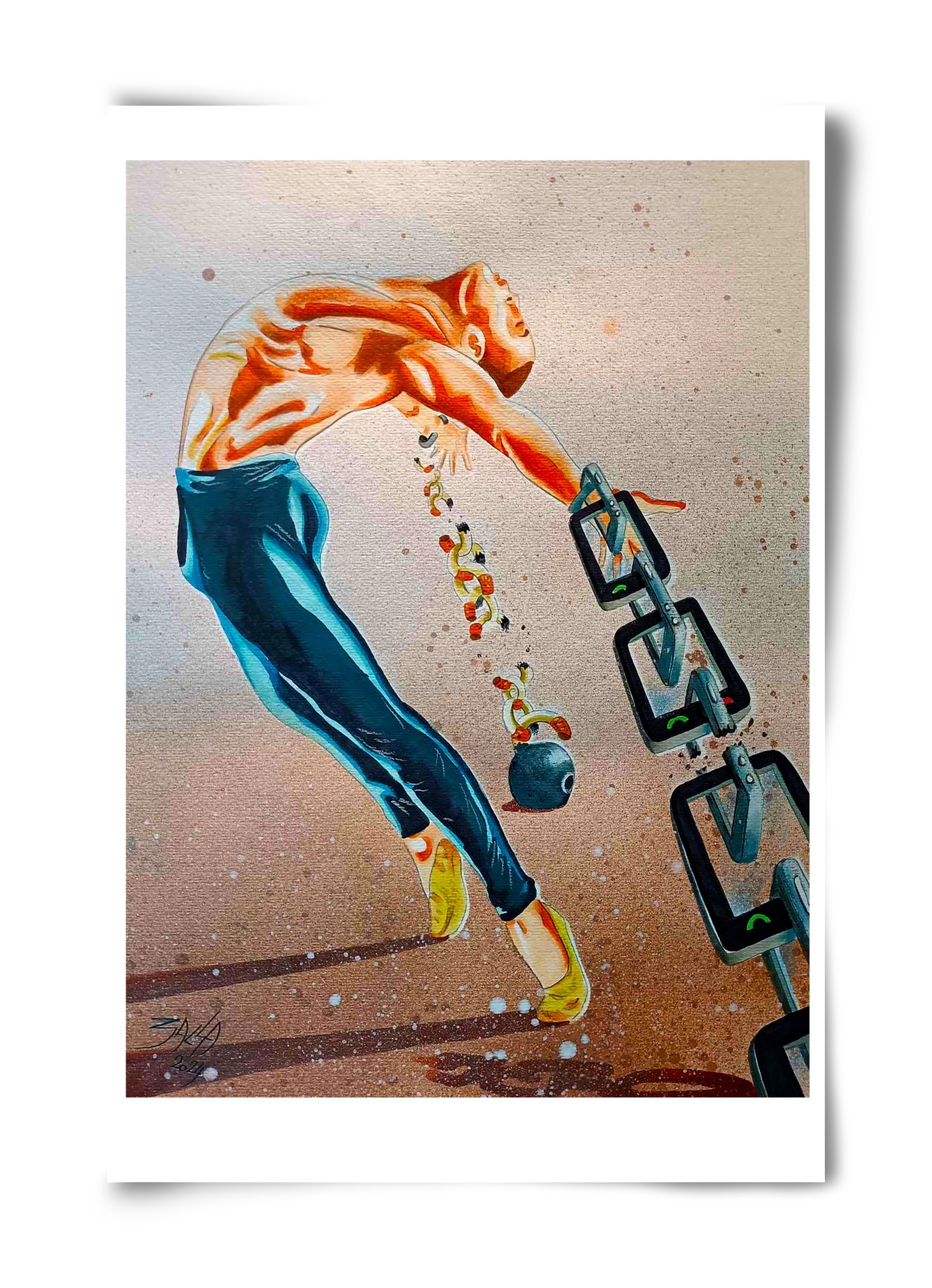 dependence, 40x60 cm, Keret nélkül