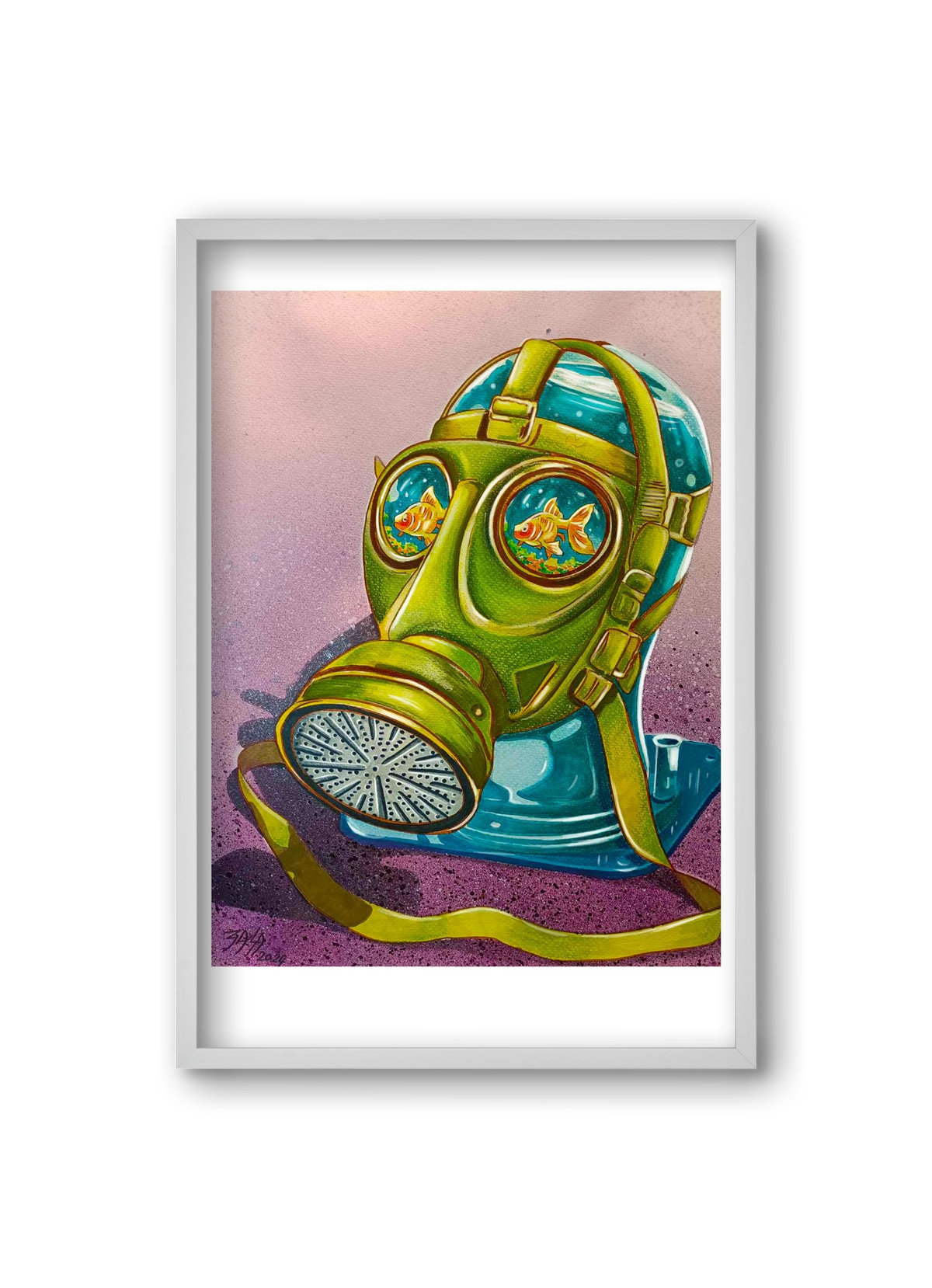 no comment, 20x30 cm (20x30 cm), Fehér keret