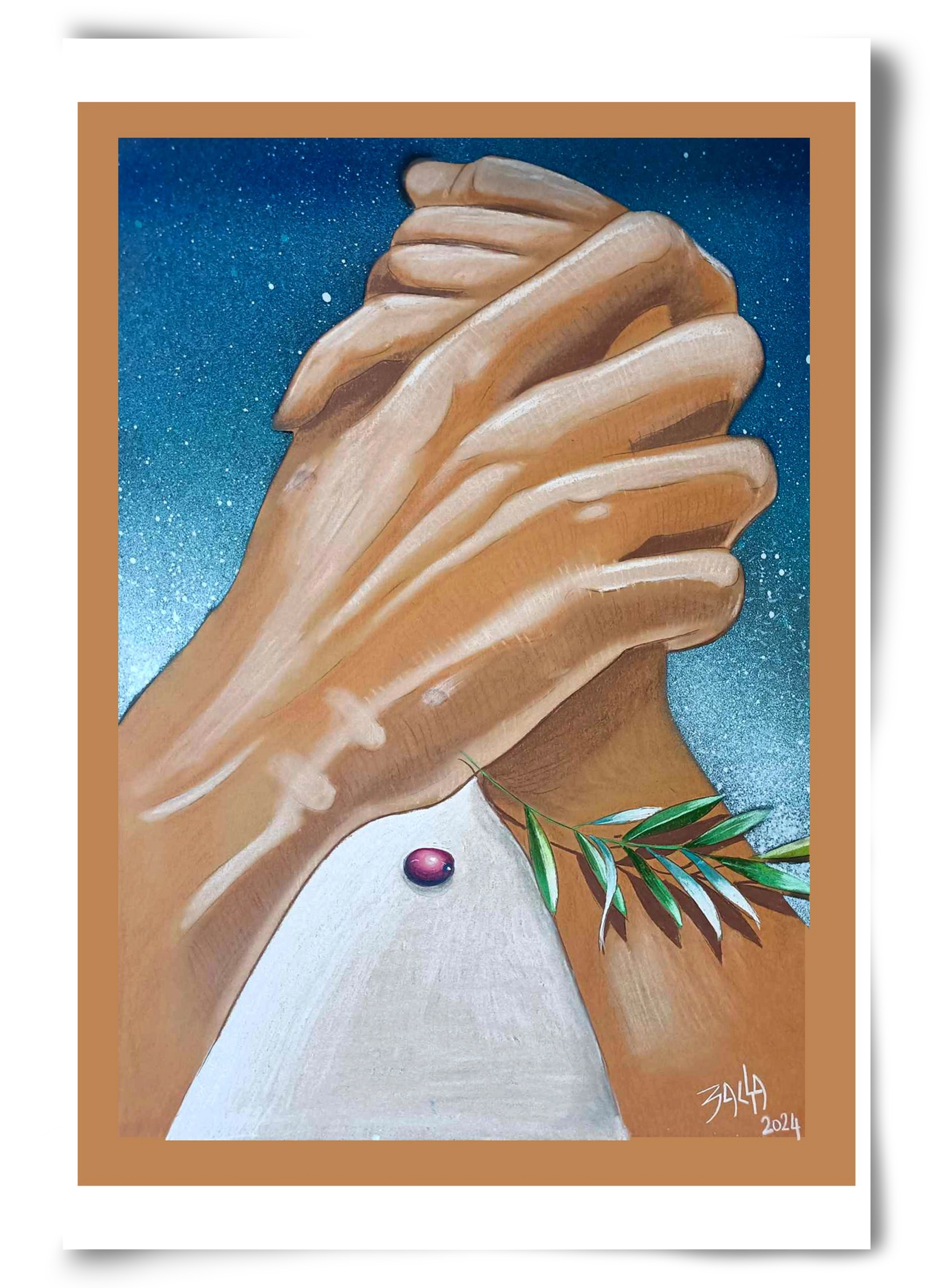 peace, 60x90 cm, Keret nélkül