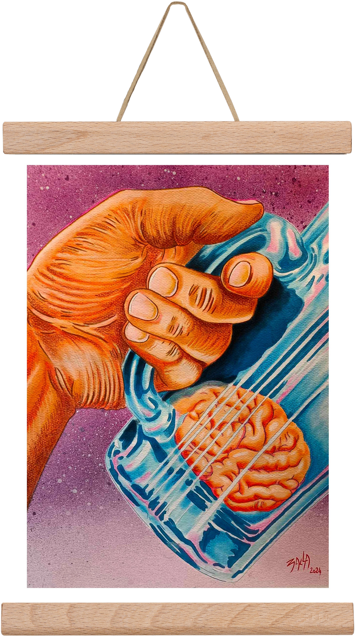 beer, 20x30 cm (20x30 cm), Tölgy akasztó