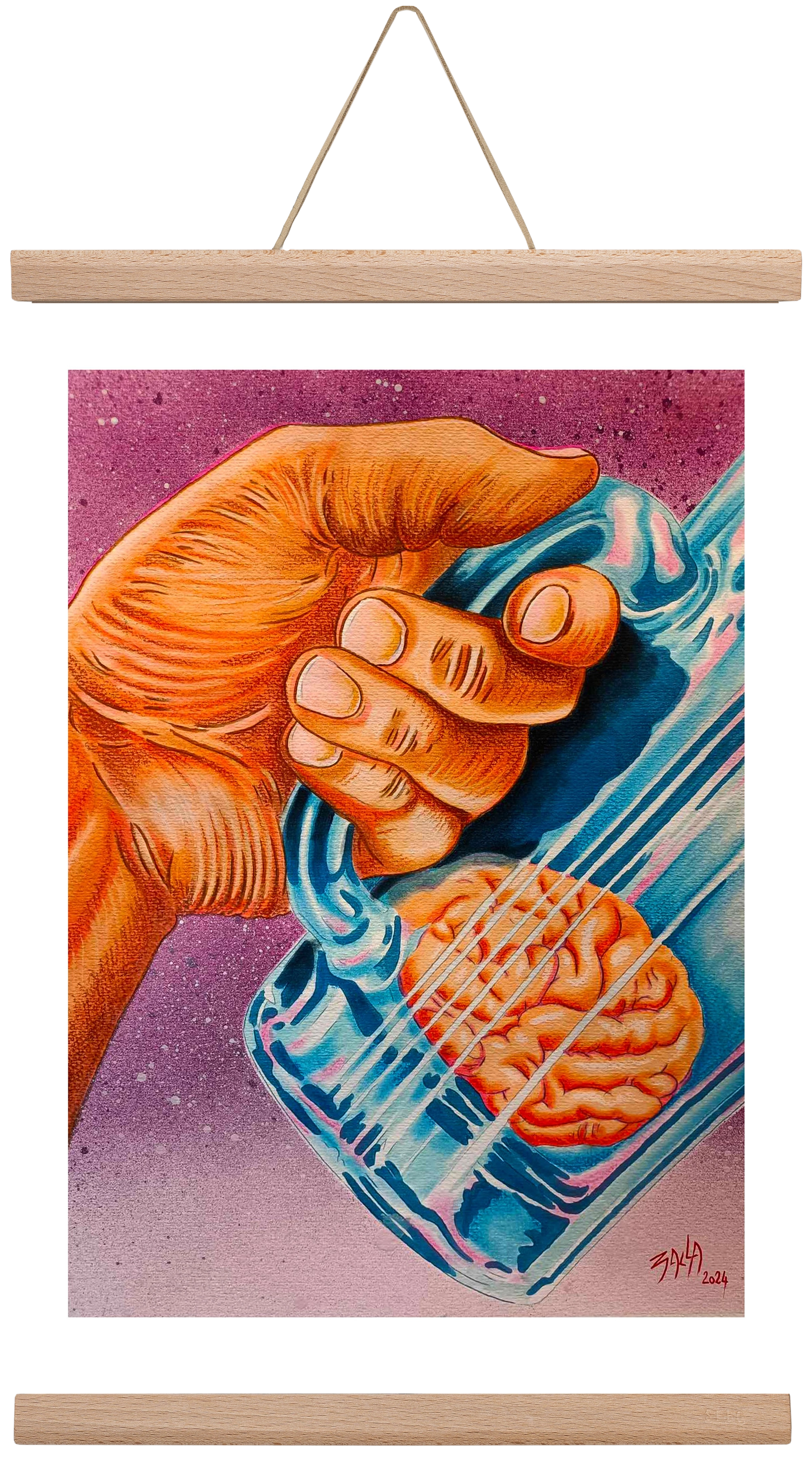 beer, 30x45 cm (30x45 cm), Tölgy akasztó