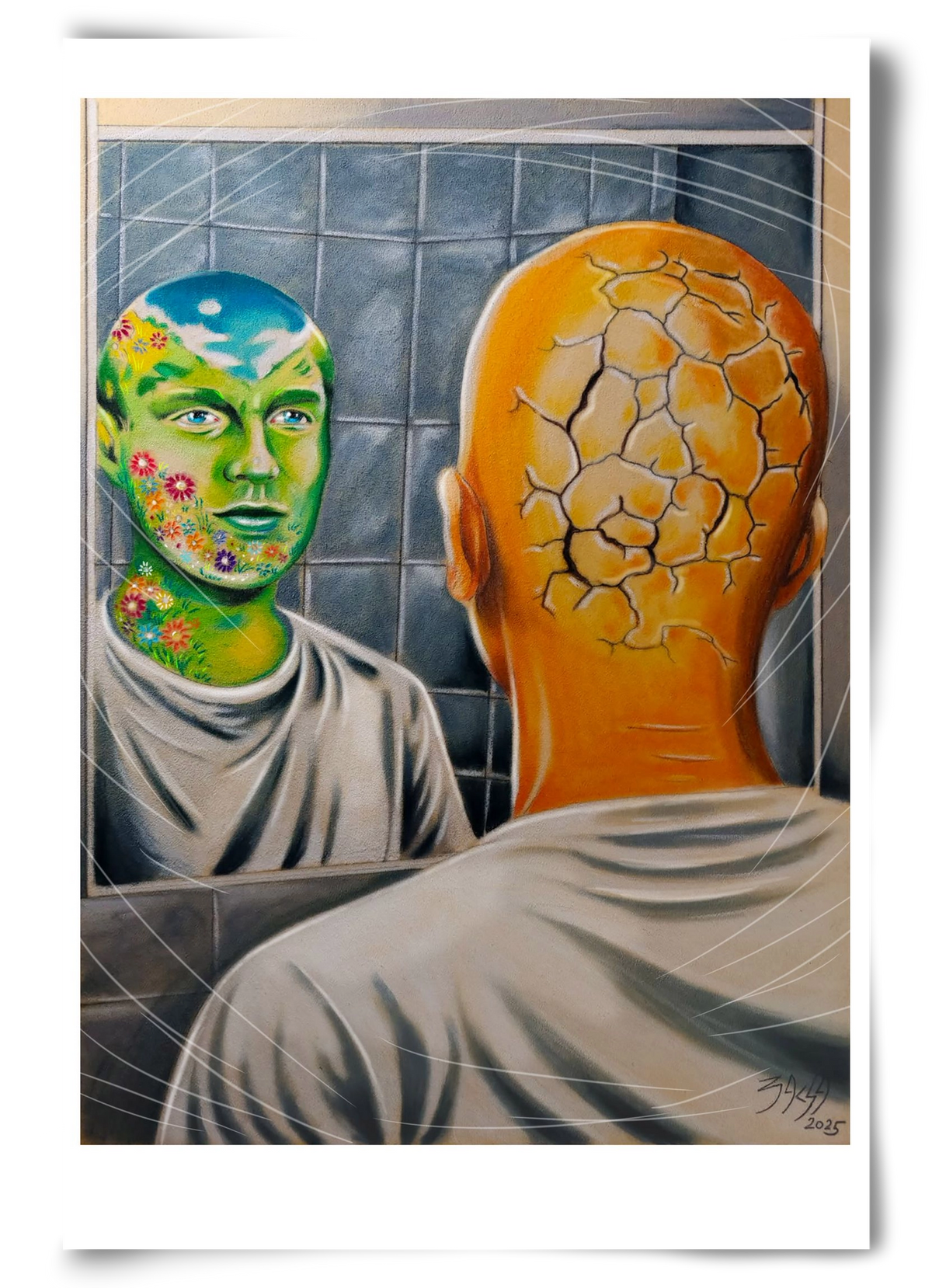 mirror, 60x90 cm, Keret nélkül