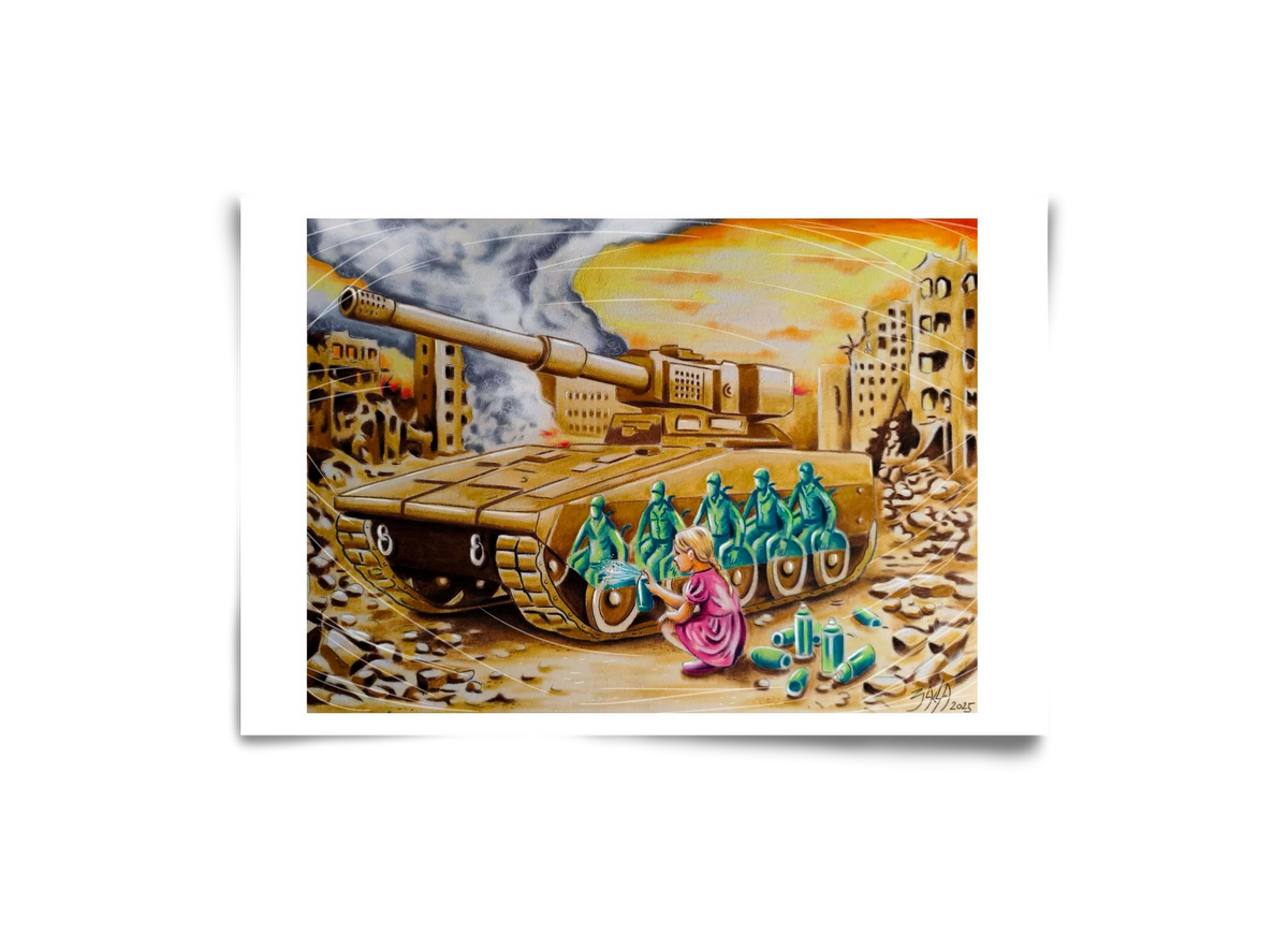graffiti, 30x20 cm, Keret nélkül