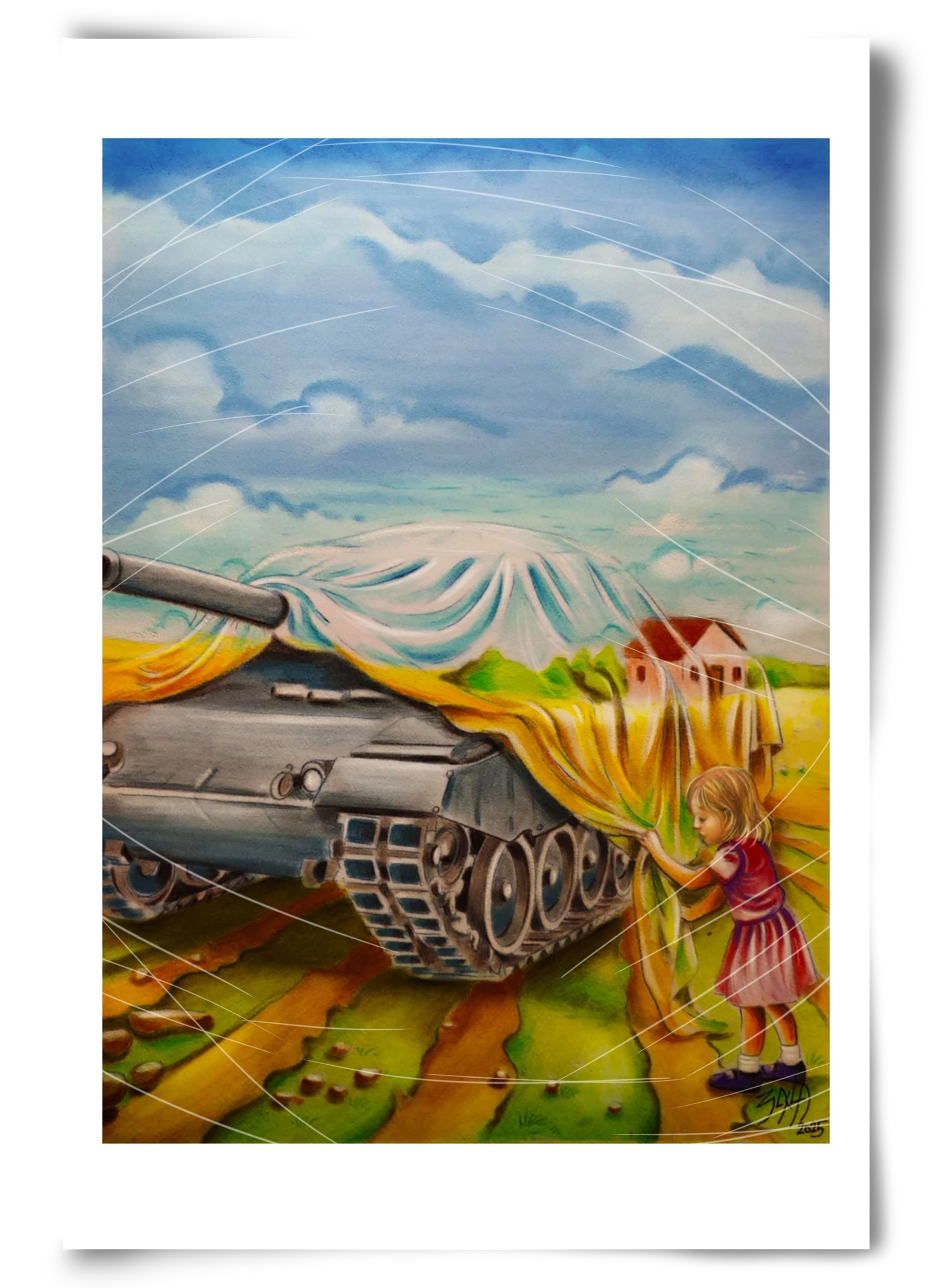 invisible, 60x90 cm, Keret nélkül