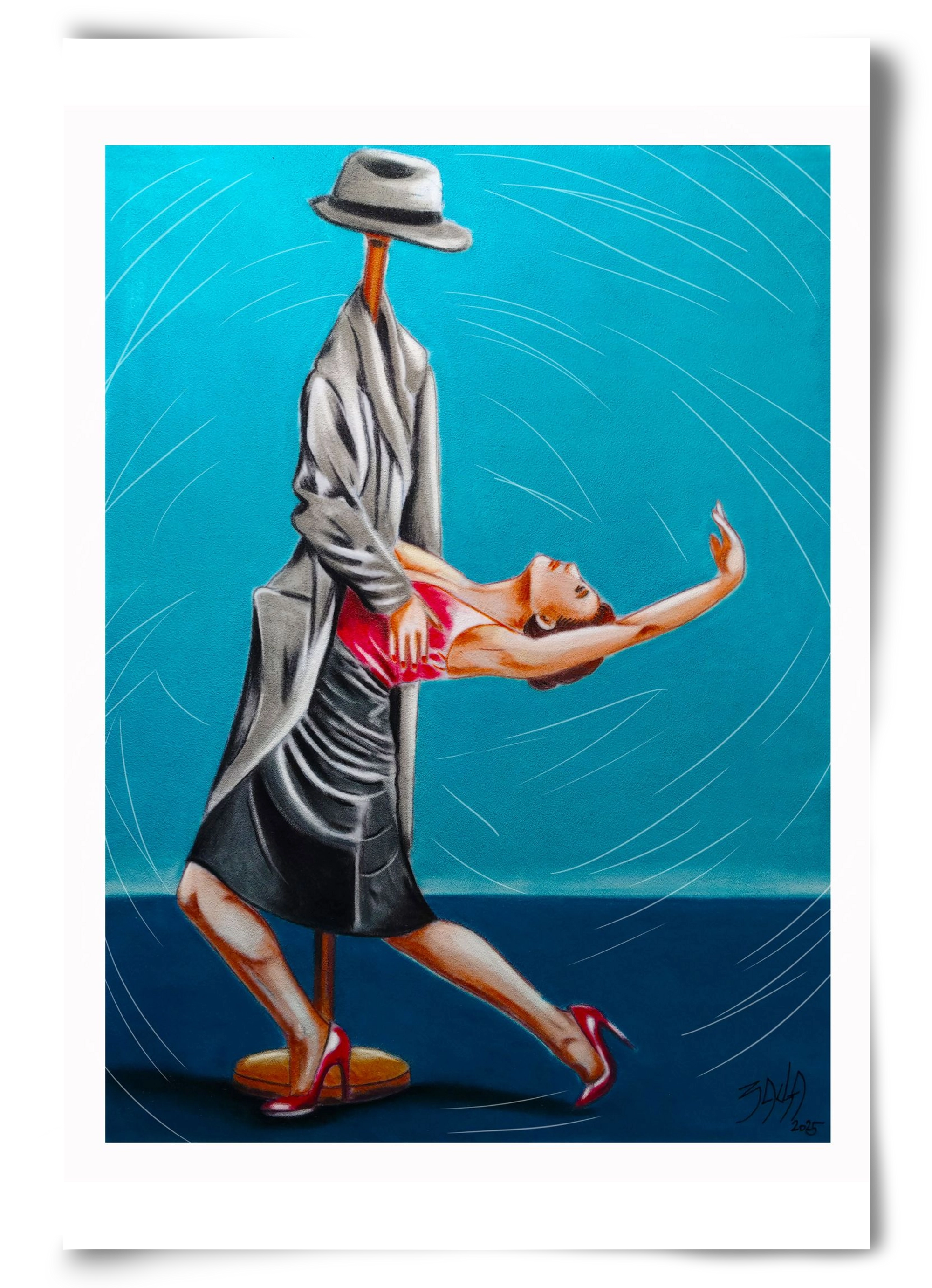 egyedül, 60x90 cm, Keret nélkül