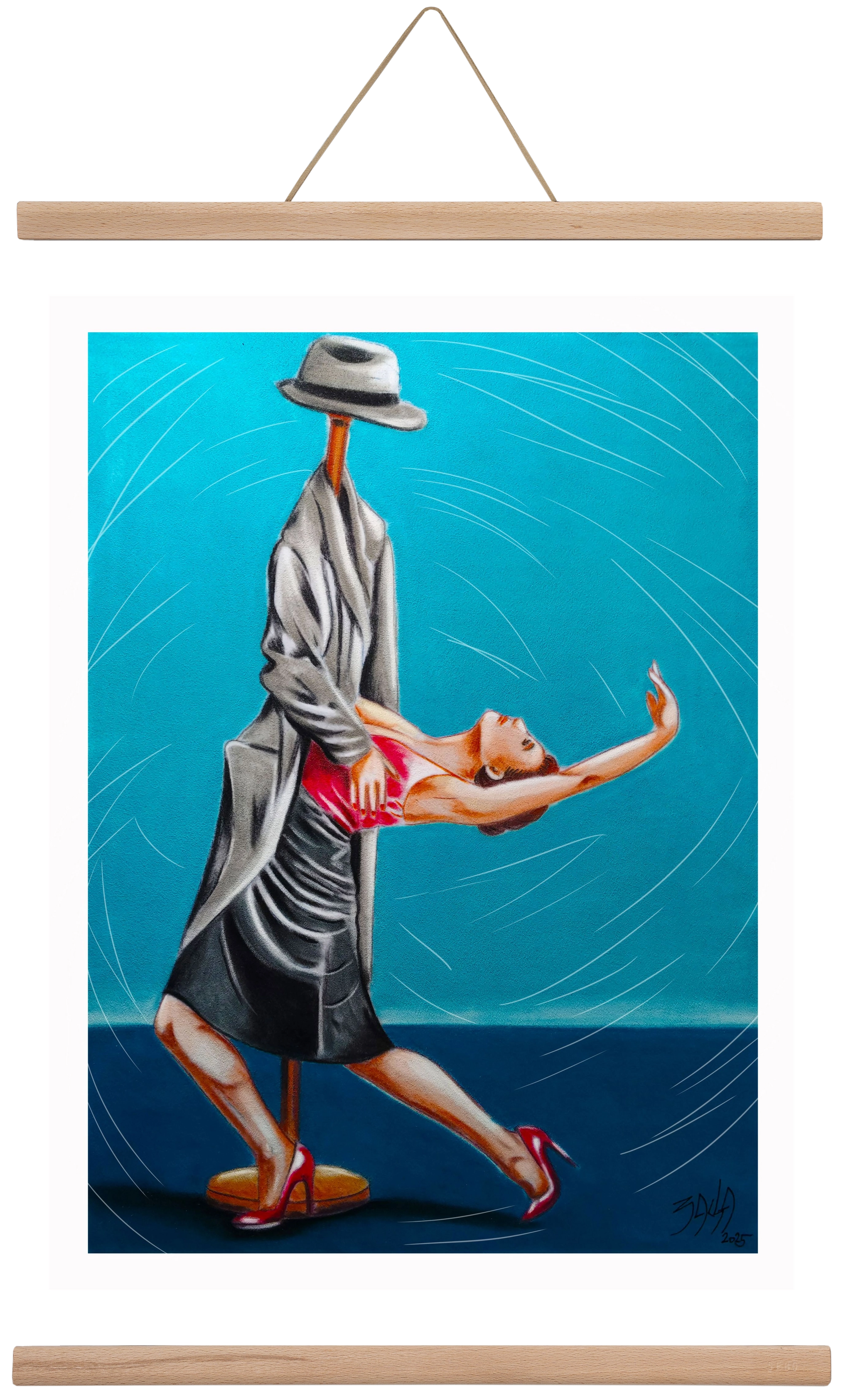egyedül, 40x60 cm (40x60 cm), Tölgy akasztó