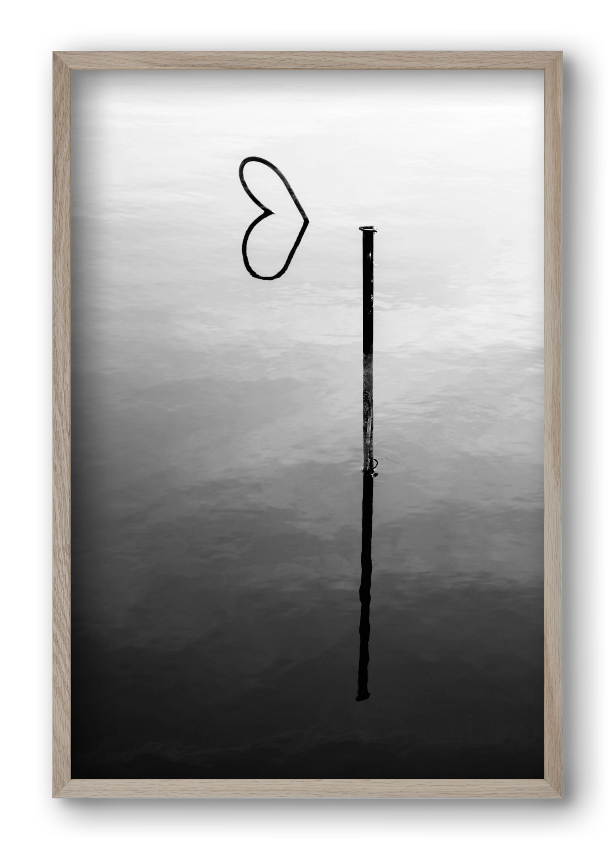 Tükör , 40x60 cm (40x60 cm), Tölgy keret