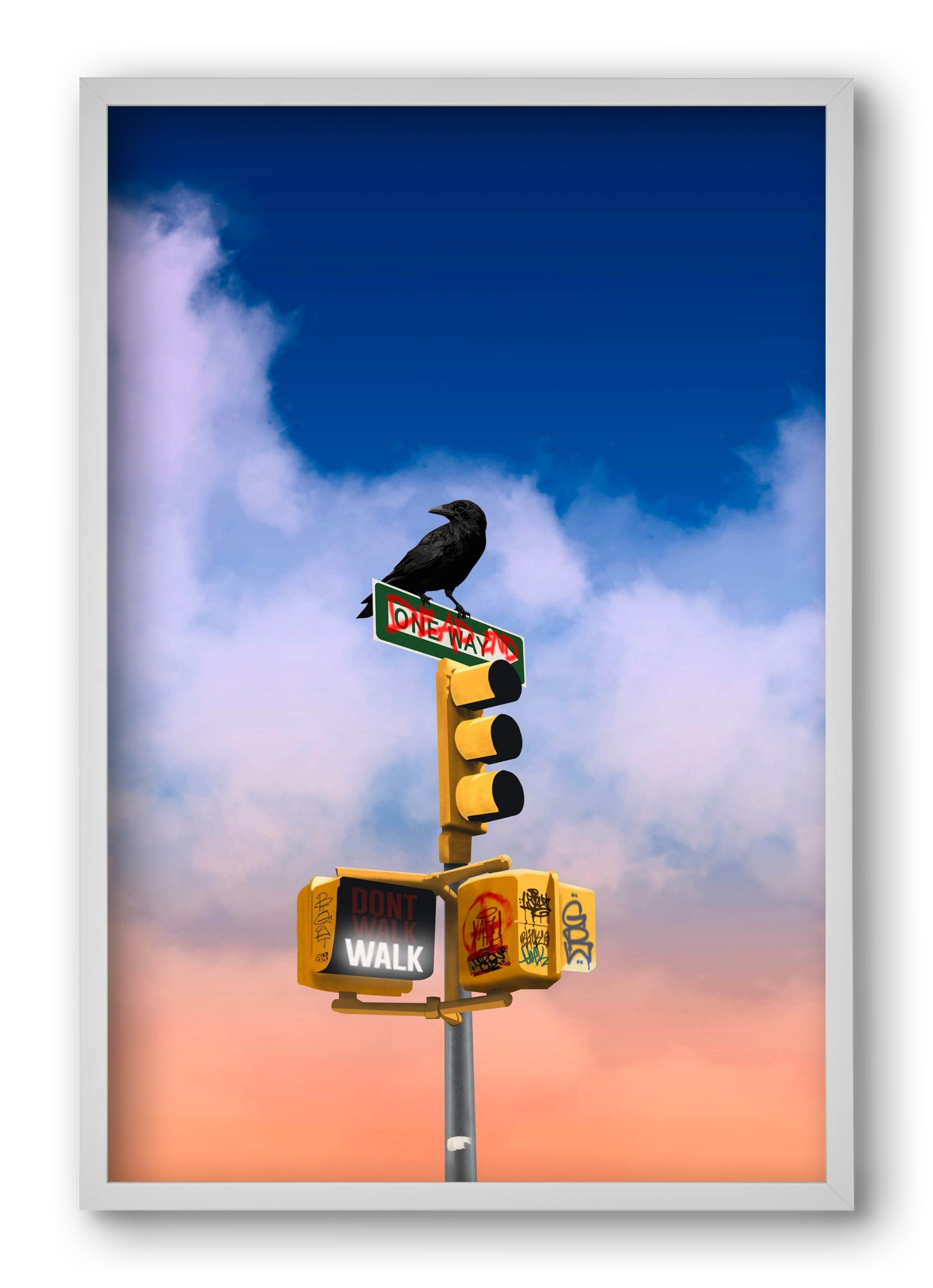 Dead end, 40x60 cm (40x60 cm), Fehér keret