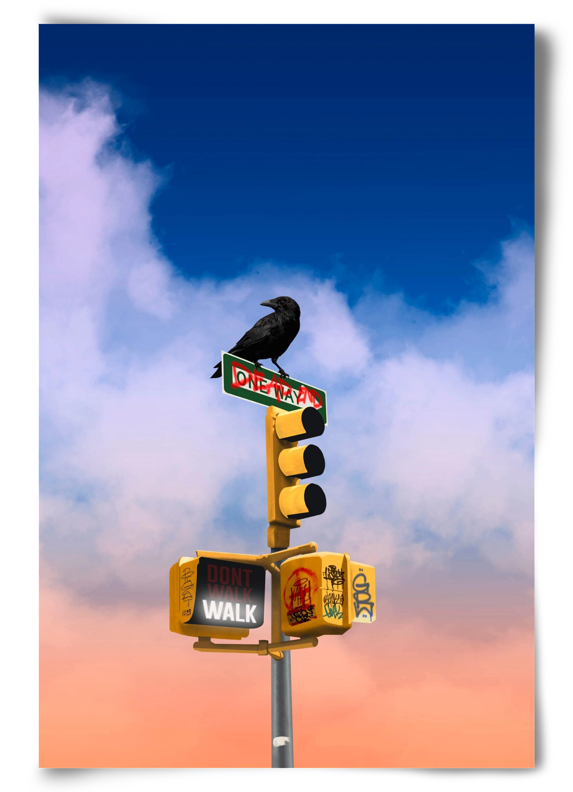 Dead end, 60x90 cm, Keret nélkül